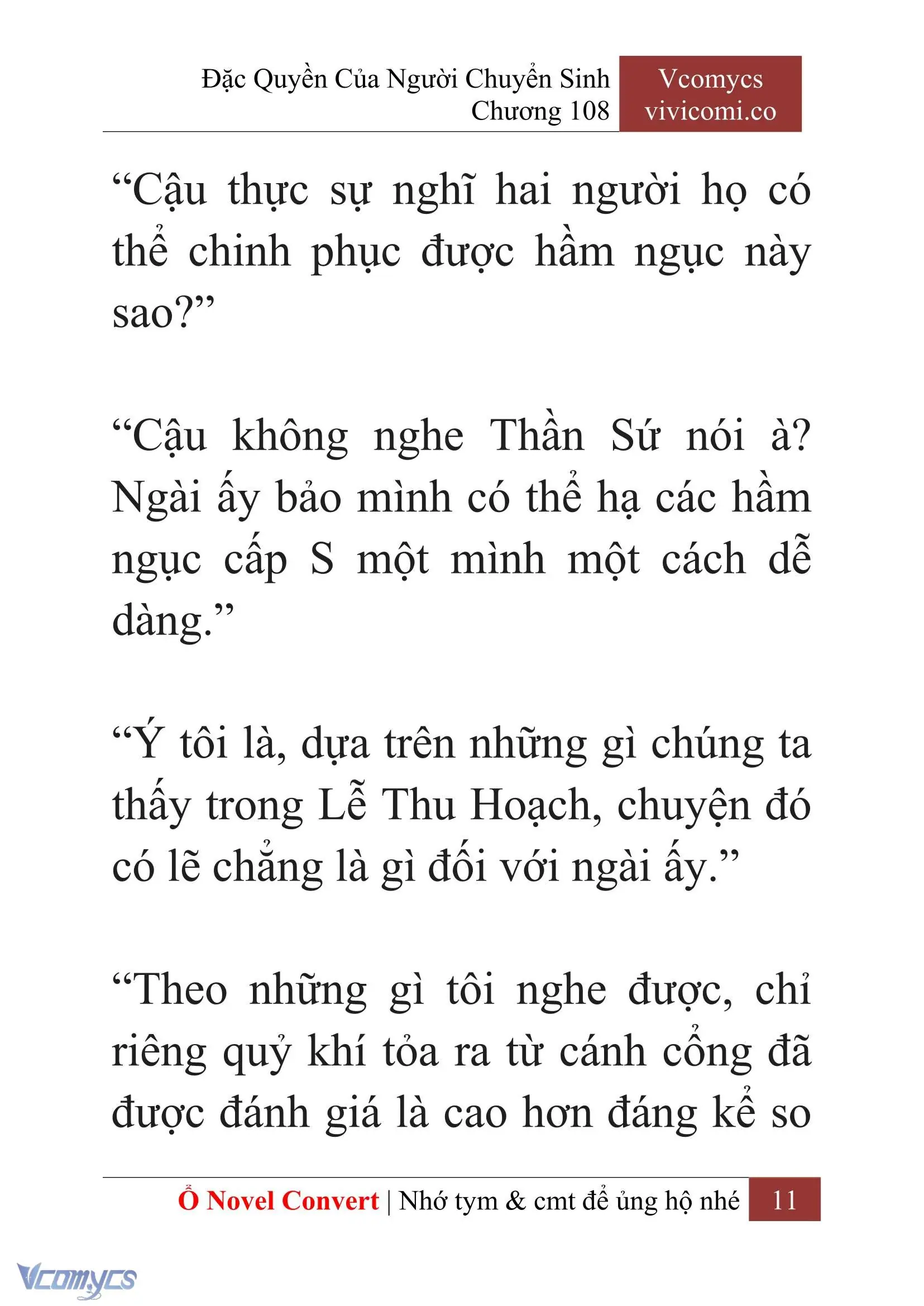 [Novel] Đặc Quyền Của Người Chuyển Sinh Chapter 108 - Trang 14