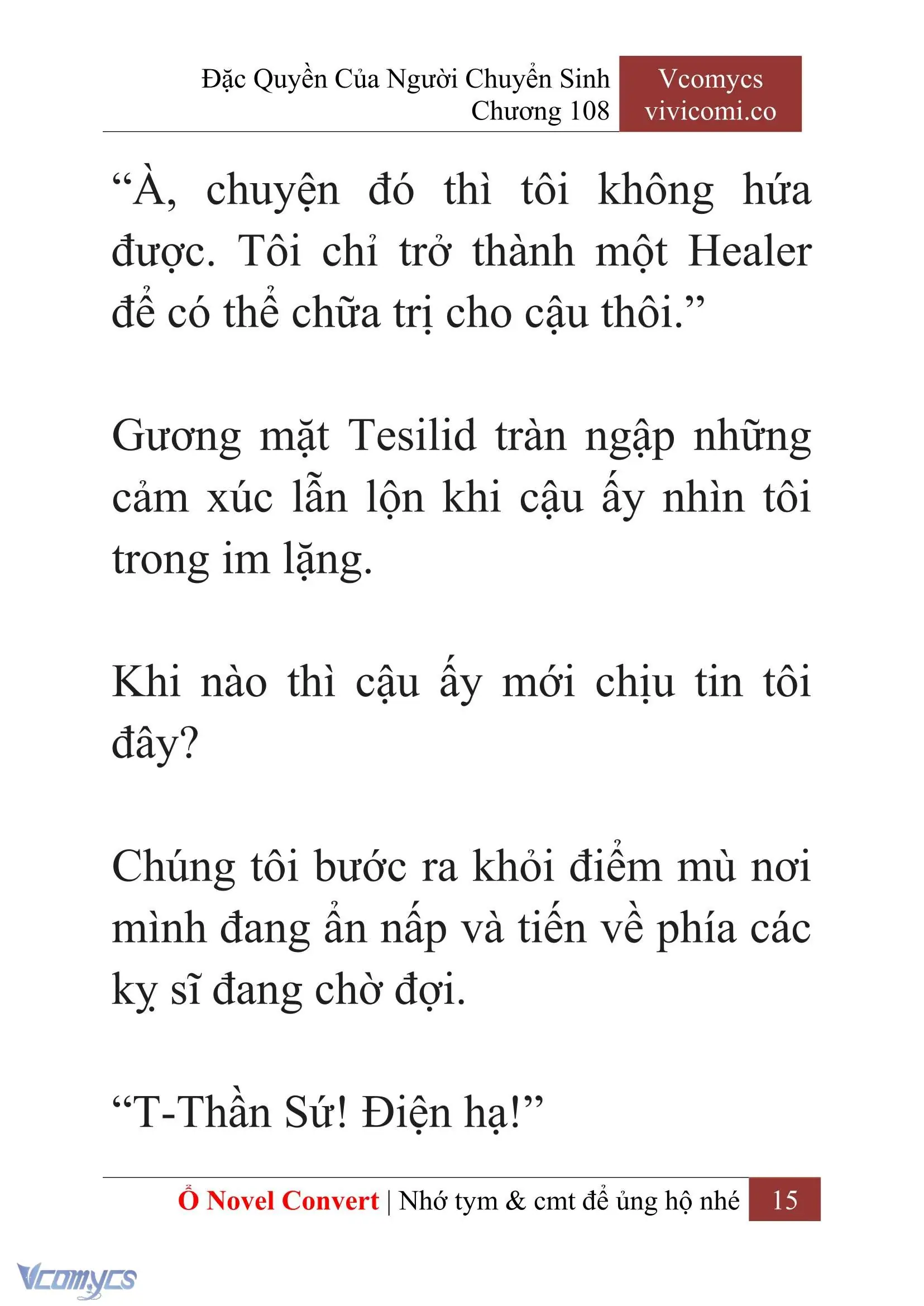 [Novel] Đặc Quyền Của Người Chuyển Sinh Chapter 108 - Trang 18