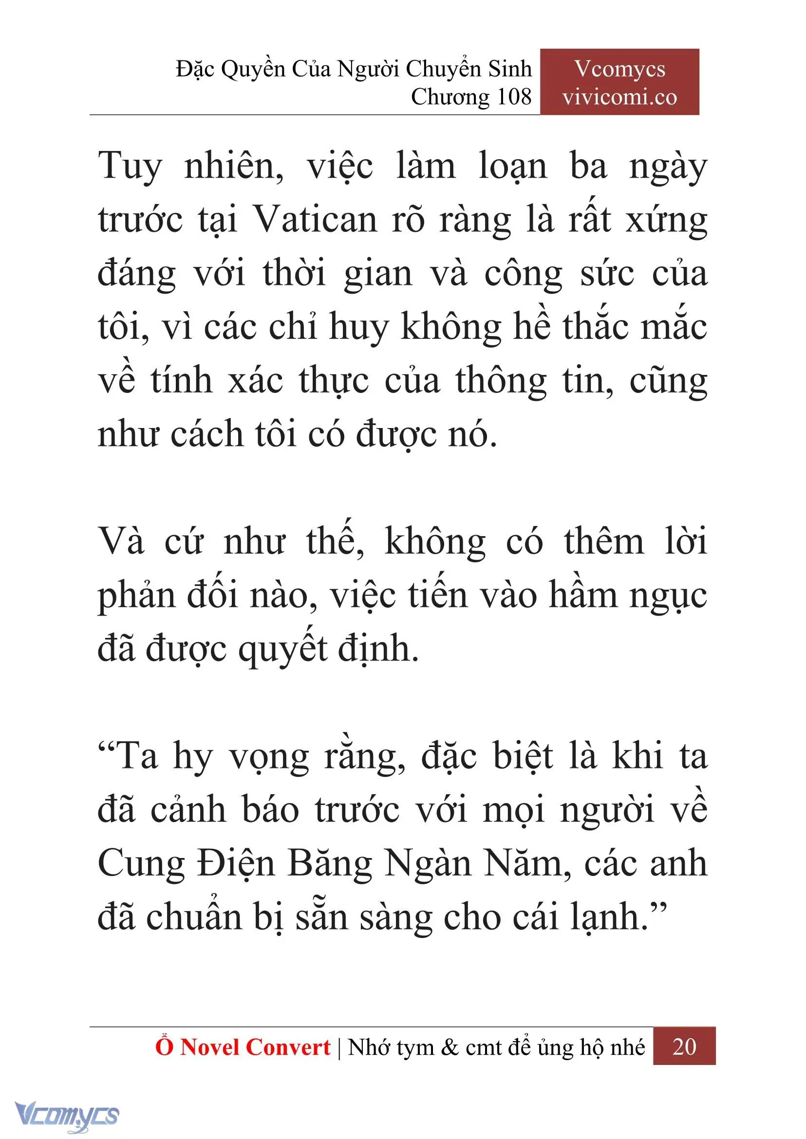 [Novel] Đặc Quyền Của Người Chuyển Sinh Chapter 108 - Trang 23