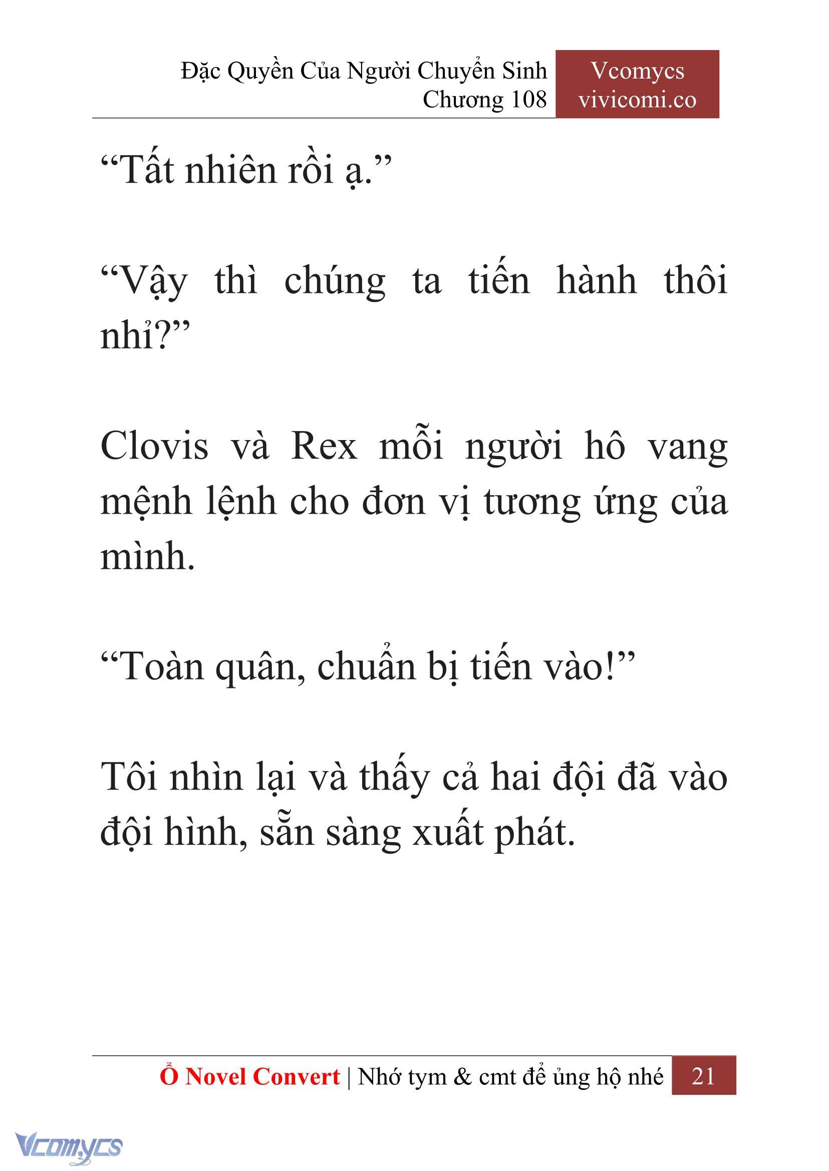[Novel] Đặc Quyền Của Người Chuyển Sinh Chapter 108 - Trang 24