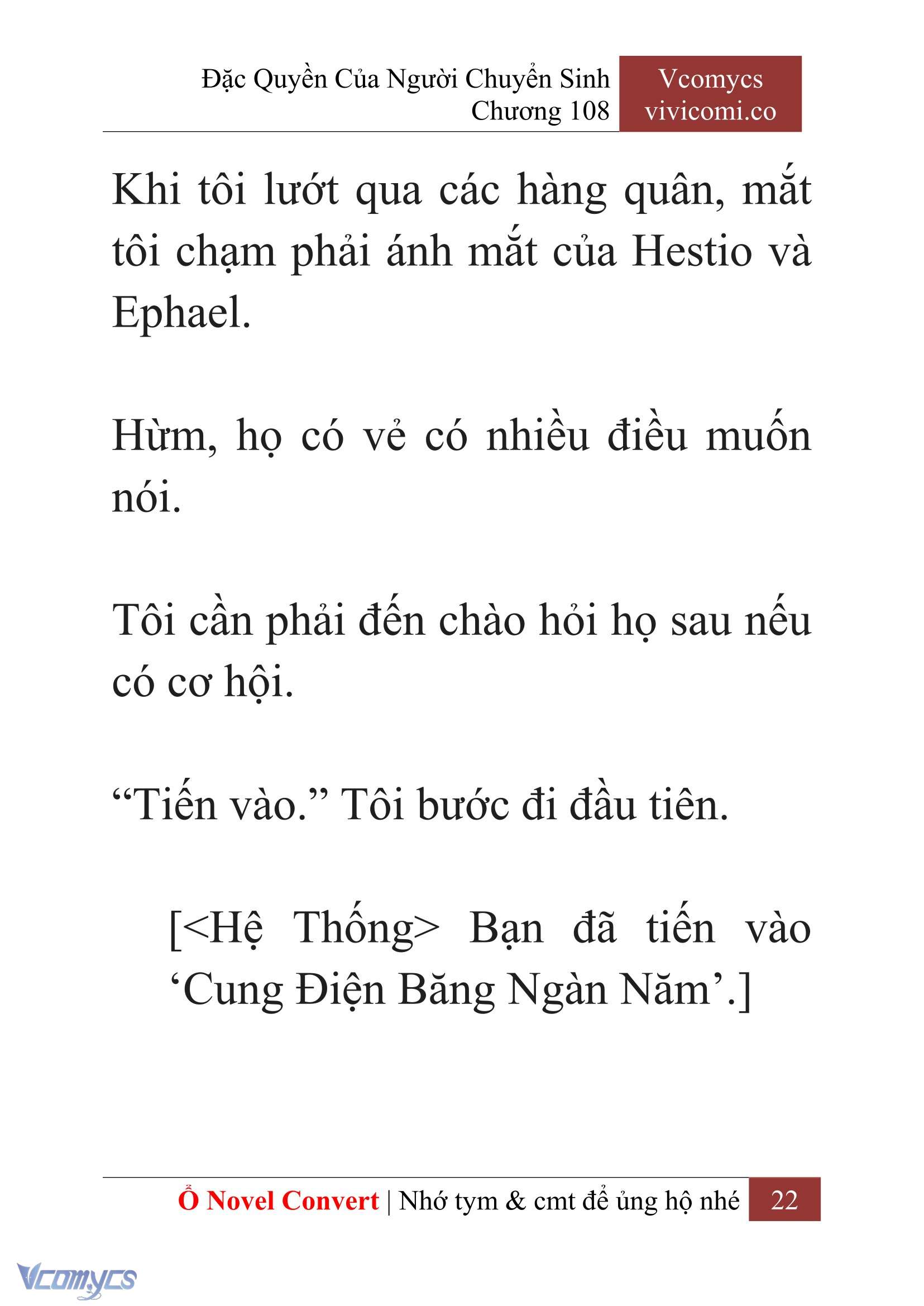[Novel] Đặc Quyền Của Người Chuyển Sinh Chapter 108 - Trang 25