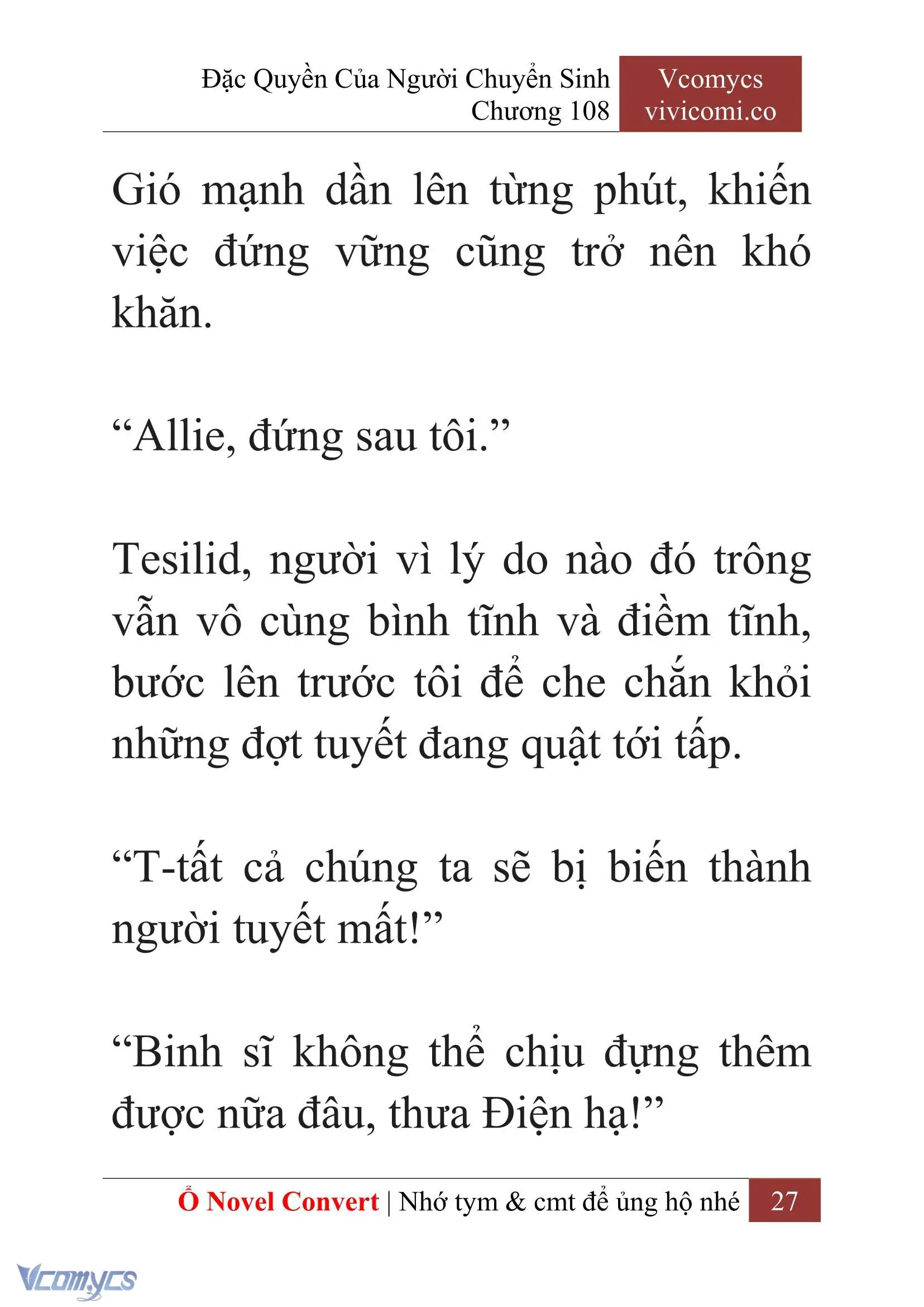 [Novel] Đặc Quyền Của Người Chuyển Sinh Chapter 108 - Trang 30