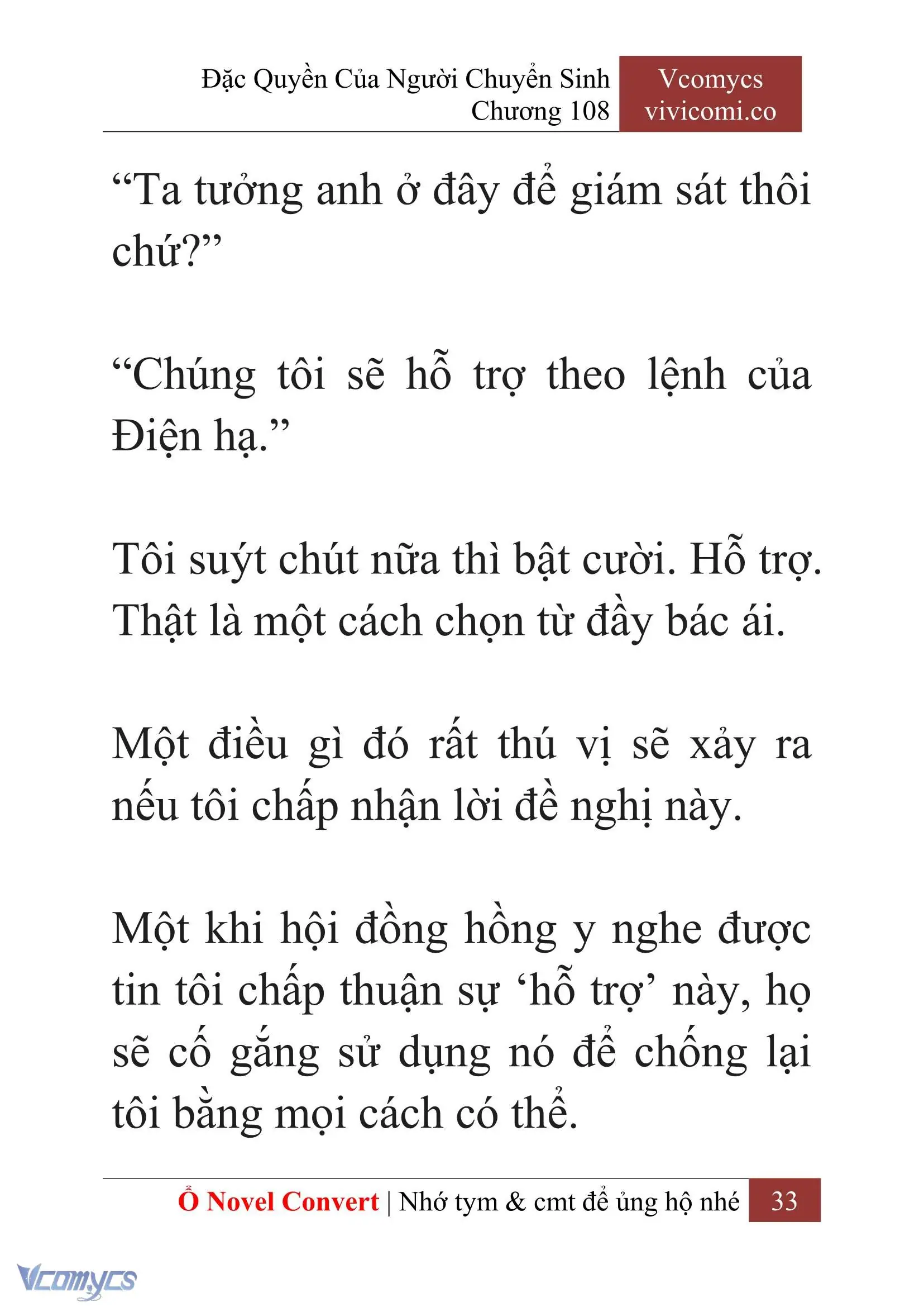 [Novel] Đặc Quyền Của Người Chuyển Sinh Chapter 108 - Trang 36