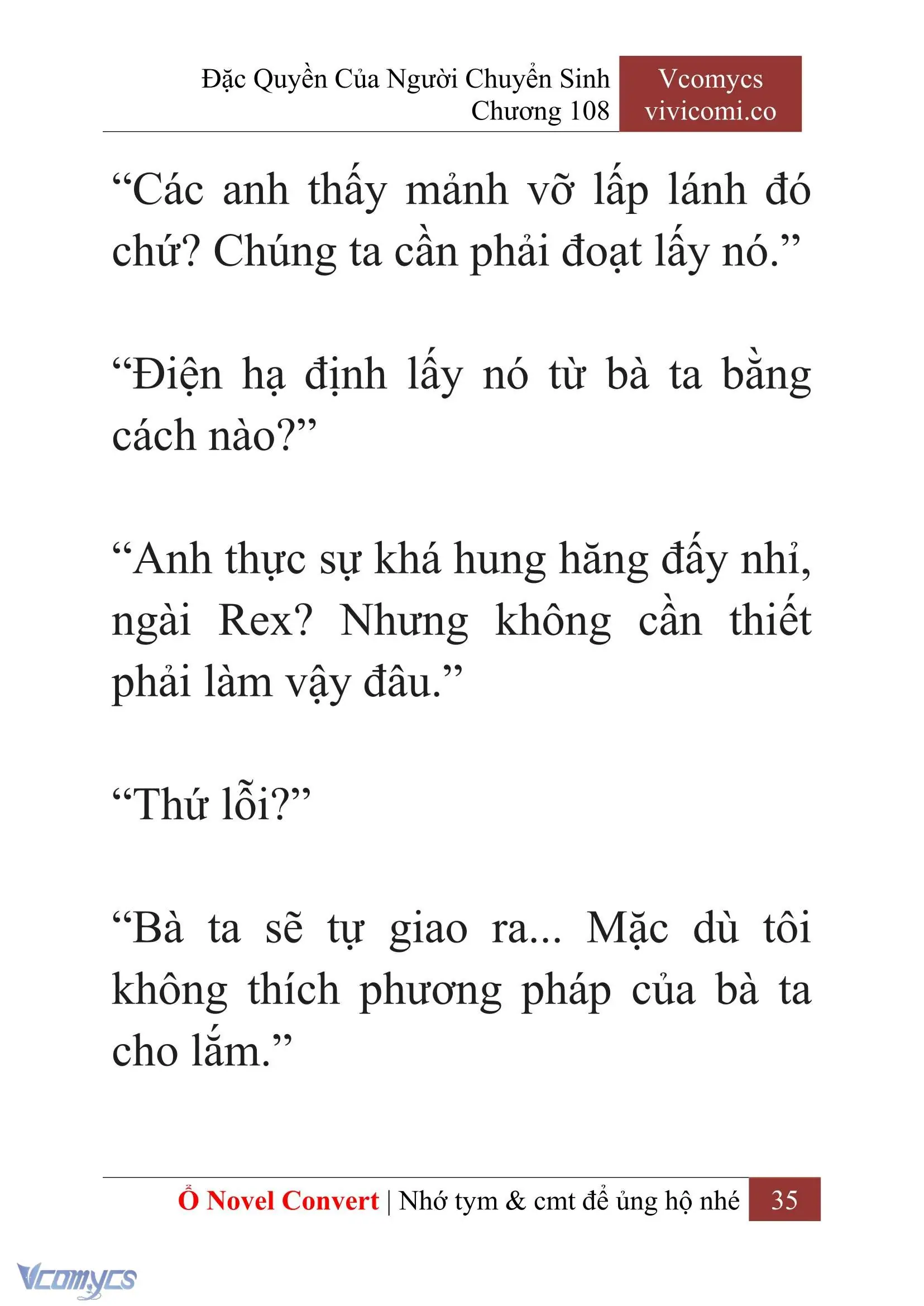 [Novel] Đặc Quyền Của Người Chuyển Sinh Chapter 108 - Trang 38