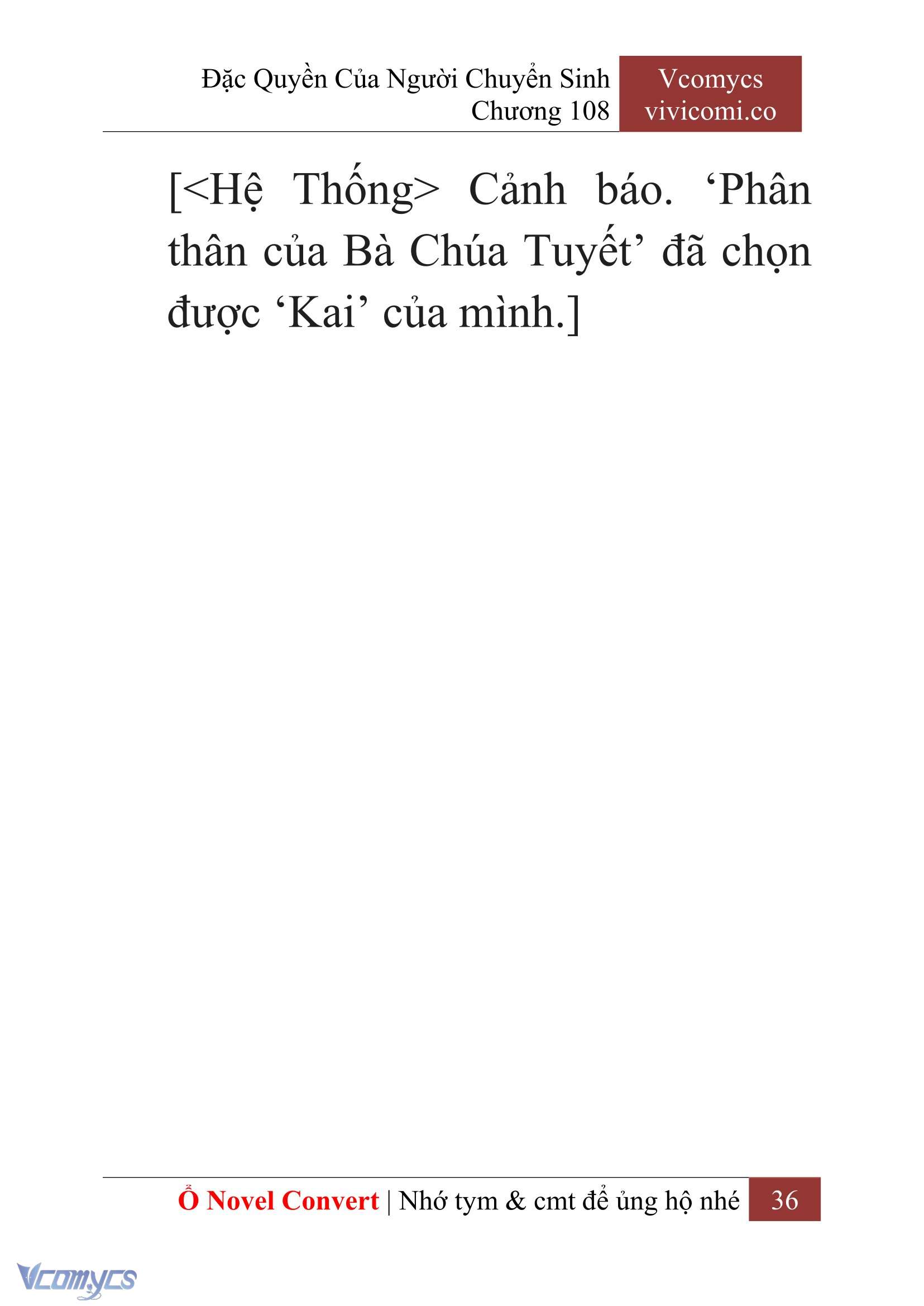 [Novel] Đặc Quyền Của Người Chuyển Sinh Chapter 108 - Trang 39