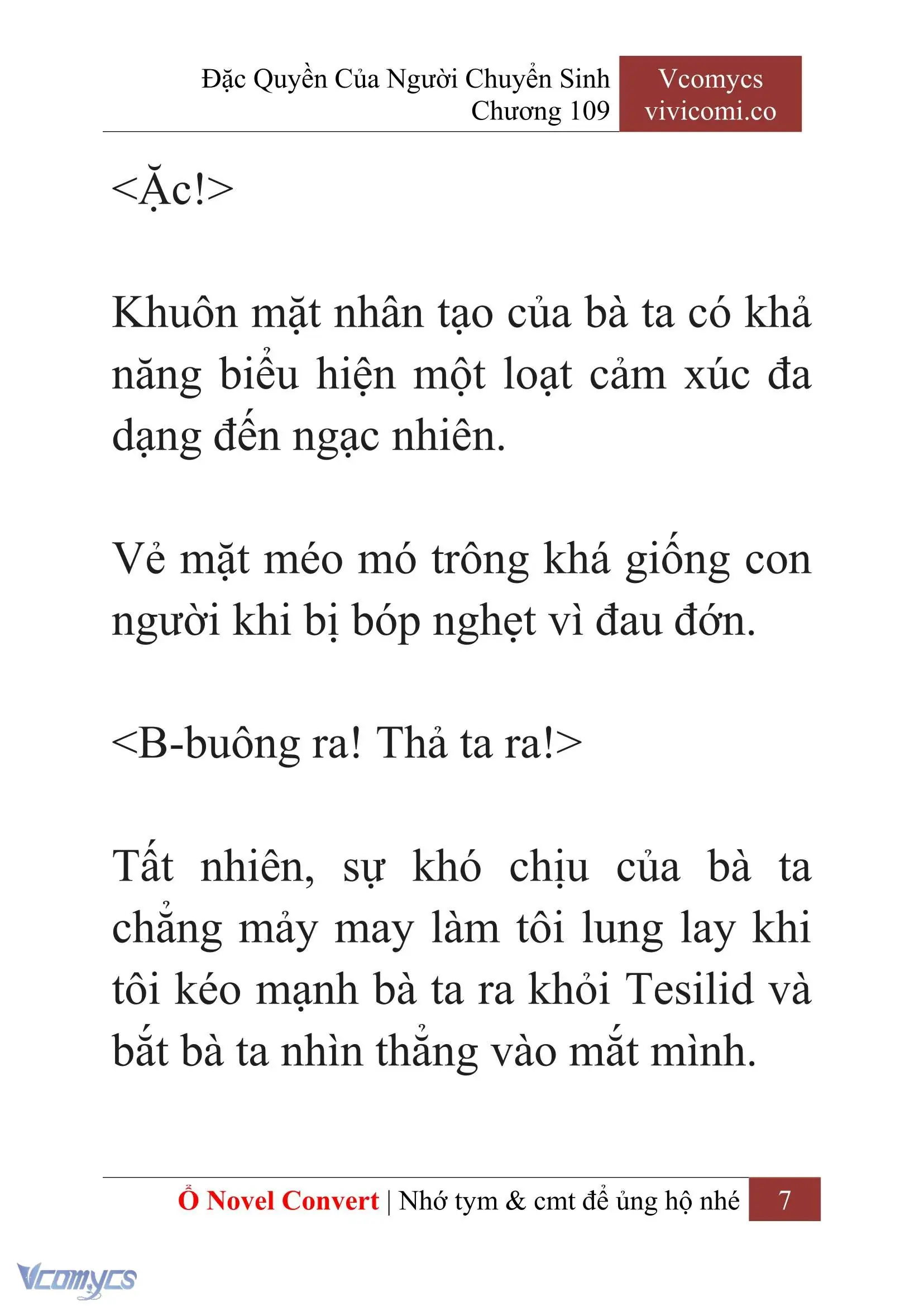 [Novel] Đặc Quyền Của Người Chuyển Sinh Chapter 109 - Trang 10