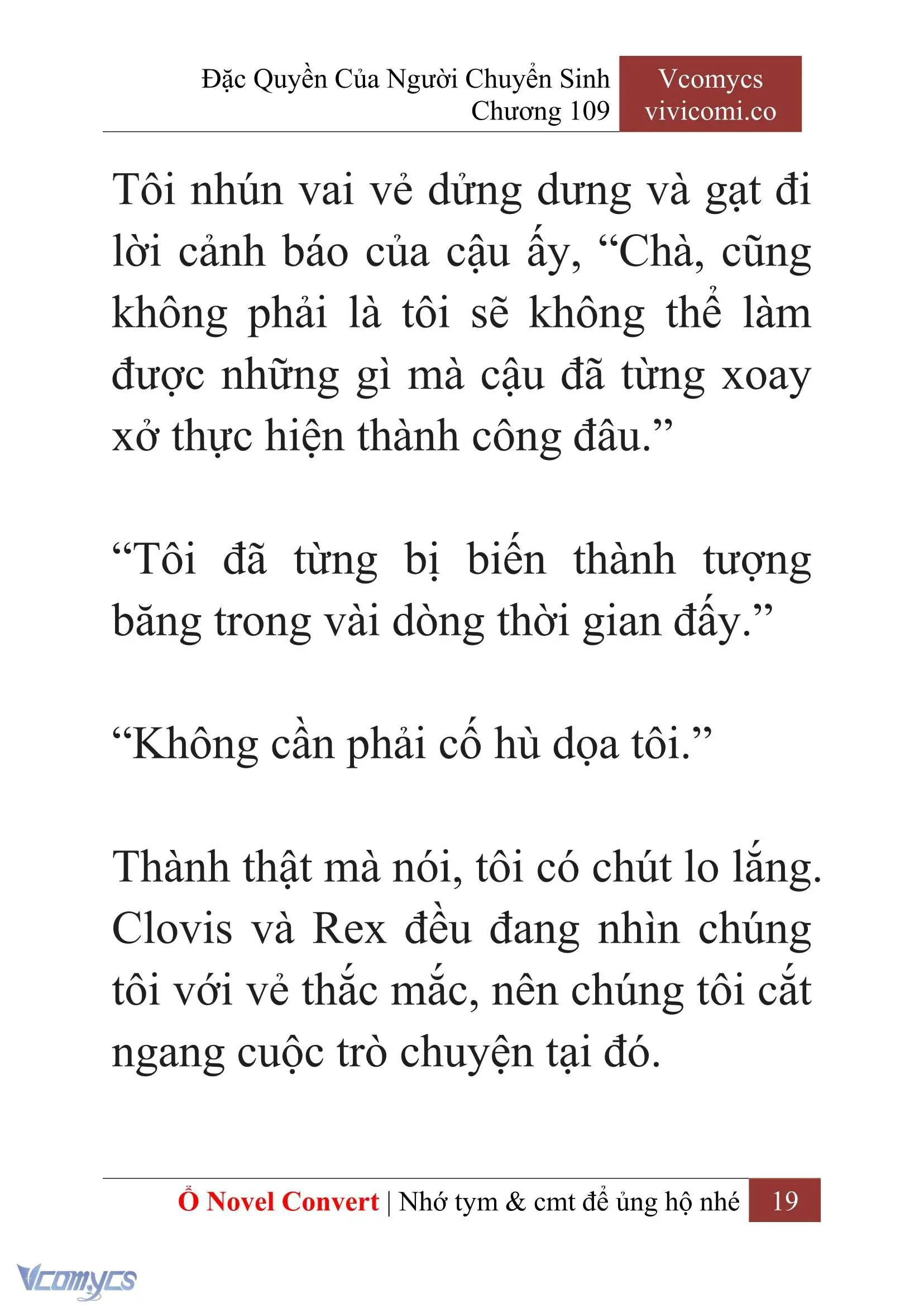 [Novel] Đặc Quyền Của Người Chuyển Sinh Chapter 109 - Trang 22