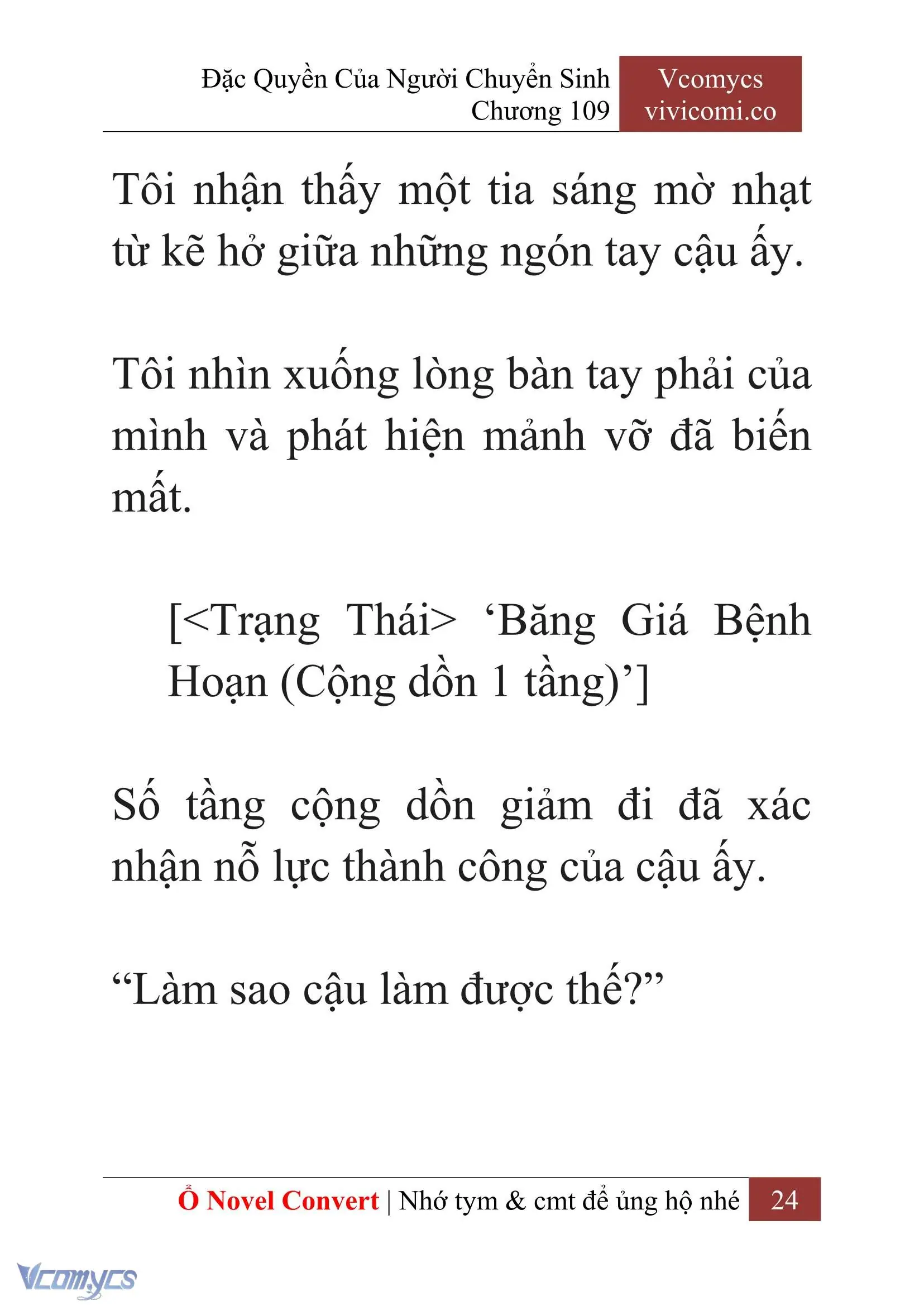 [Novel] Đặc Quyền Của Người Chuyển Sinh Chapter 109 - Trang 27