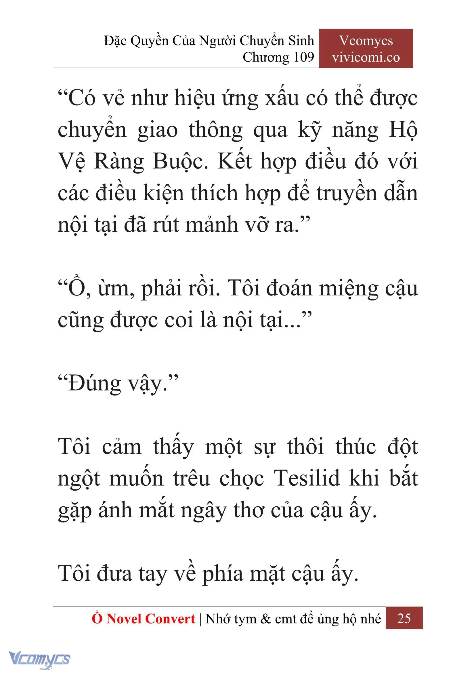 [Novel] Đặc Quyền Của Người Chuyển Sinh Chapter 109 - Trang 28