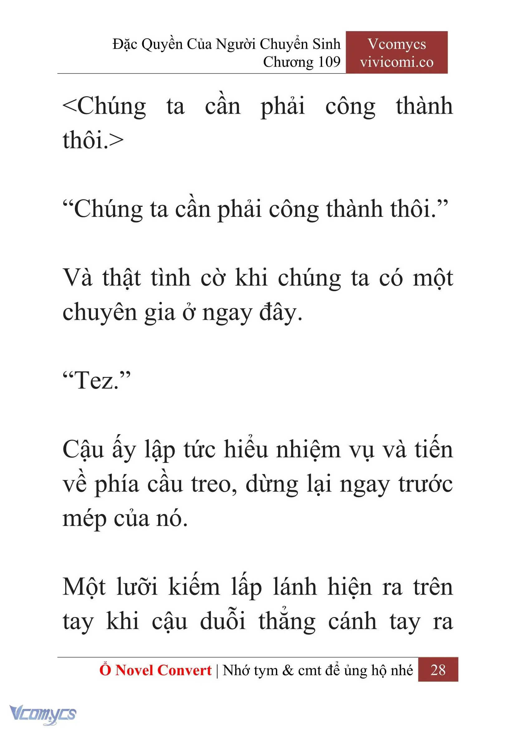 [Novel] Đặc Quyền Của Người Chuyển Sinh Chapter 109 - Trang 31