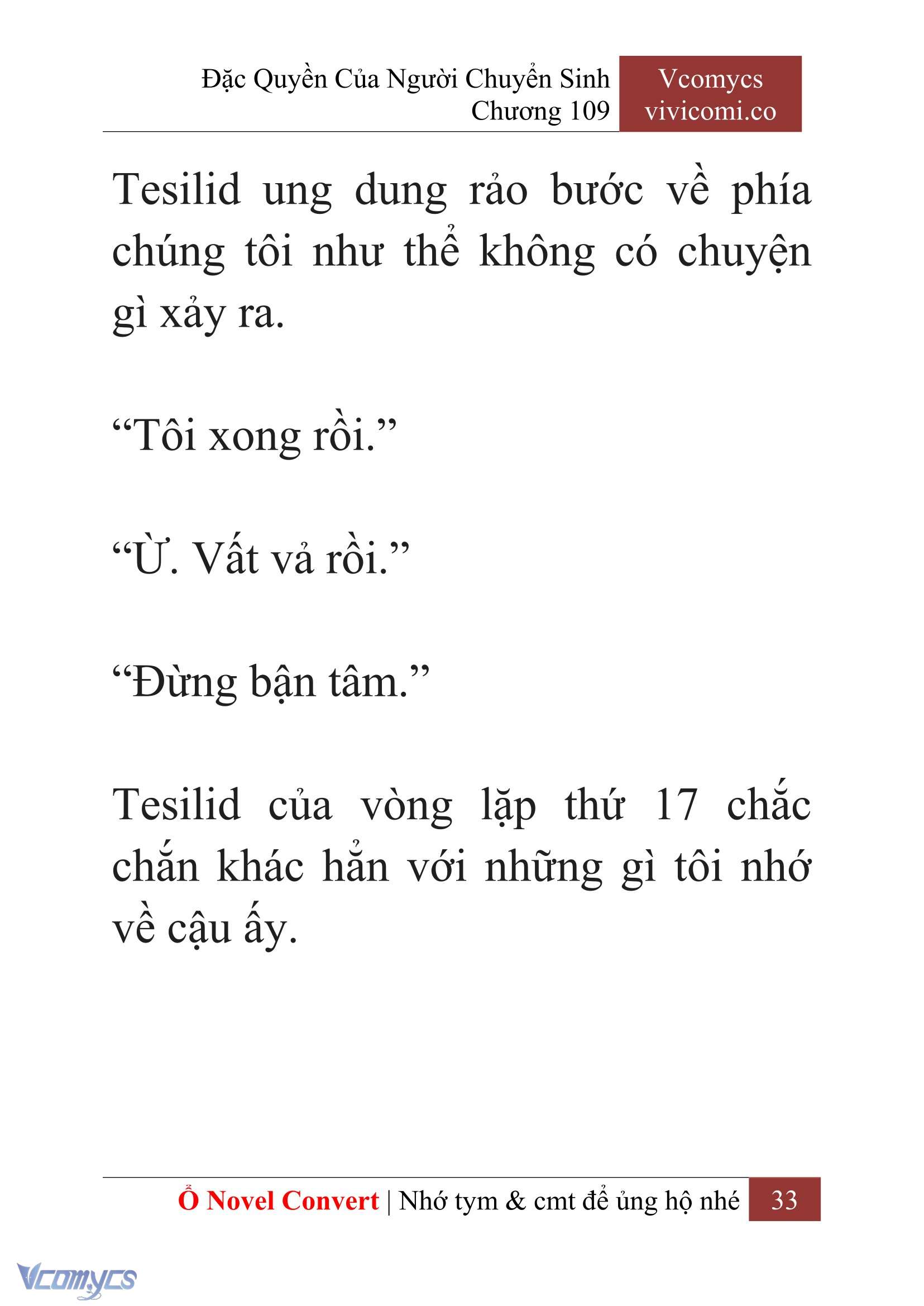 [Novel] Đặc Quyền Của Người Chuyển Sinh Chapter 109 - Trang 36