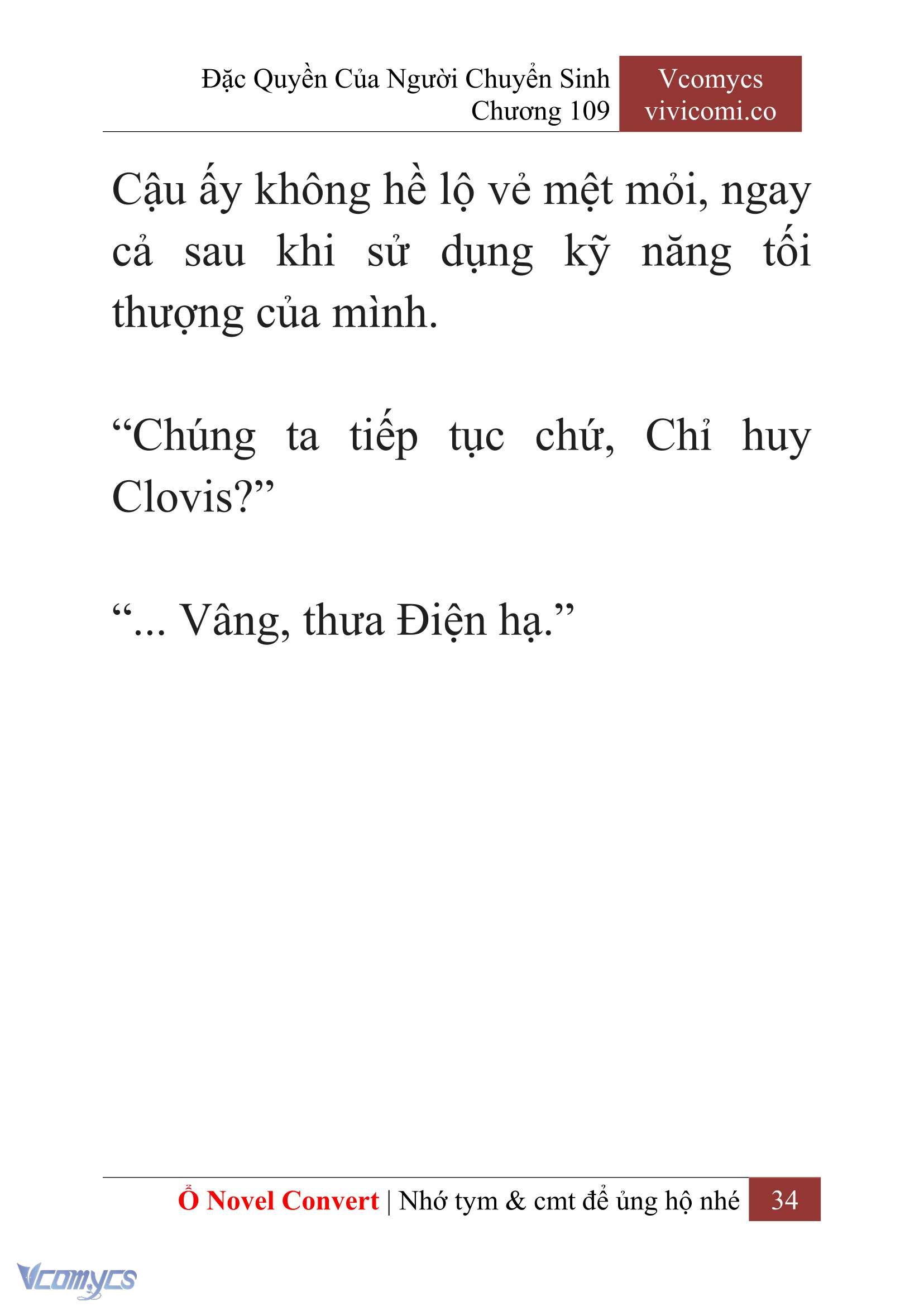 [Novel] Đặc Quyền Của Người Chuyển Sinh Chapter 109 - Trang 37