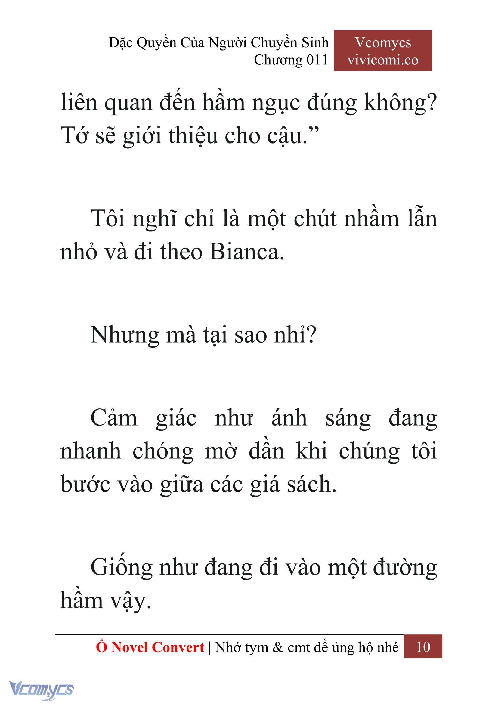 [Novel] Đặc Quyền Của Người Chuyển Sinh Chapter 11 - Trang 13