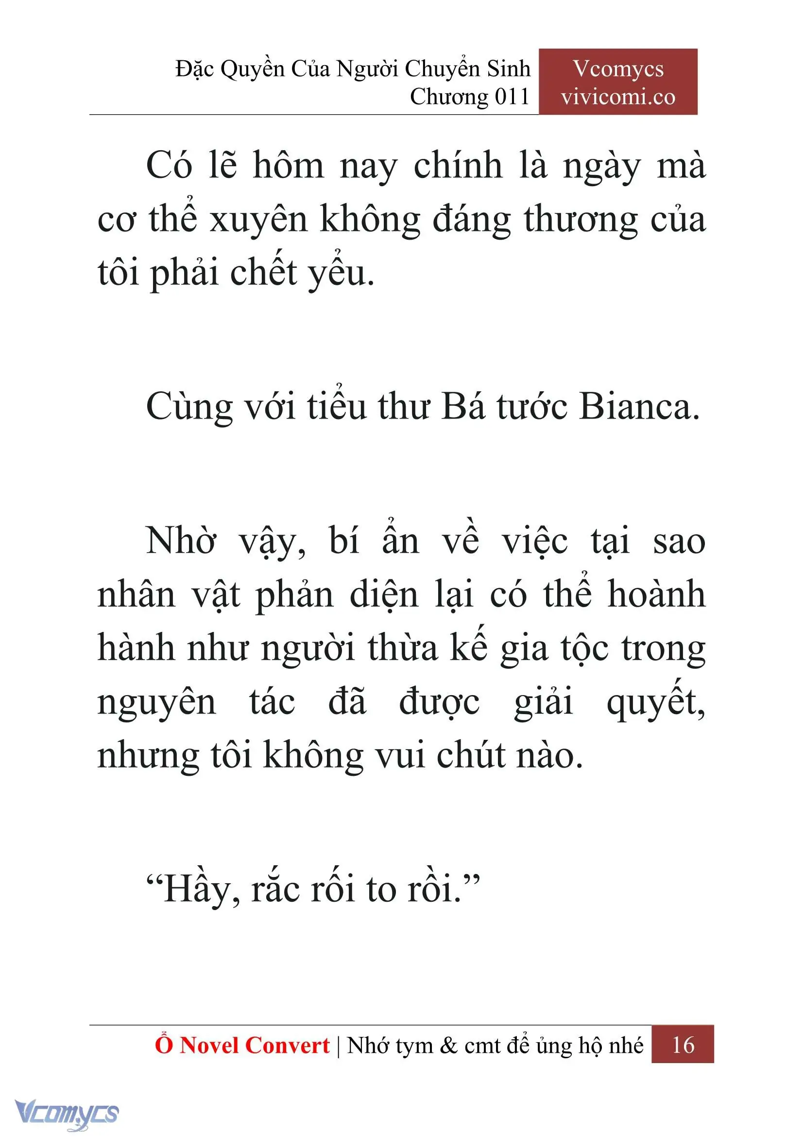 [Novel] Đặc Quyền Của Người Chuyển Sinh Chapter 11 - Trang 19