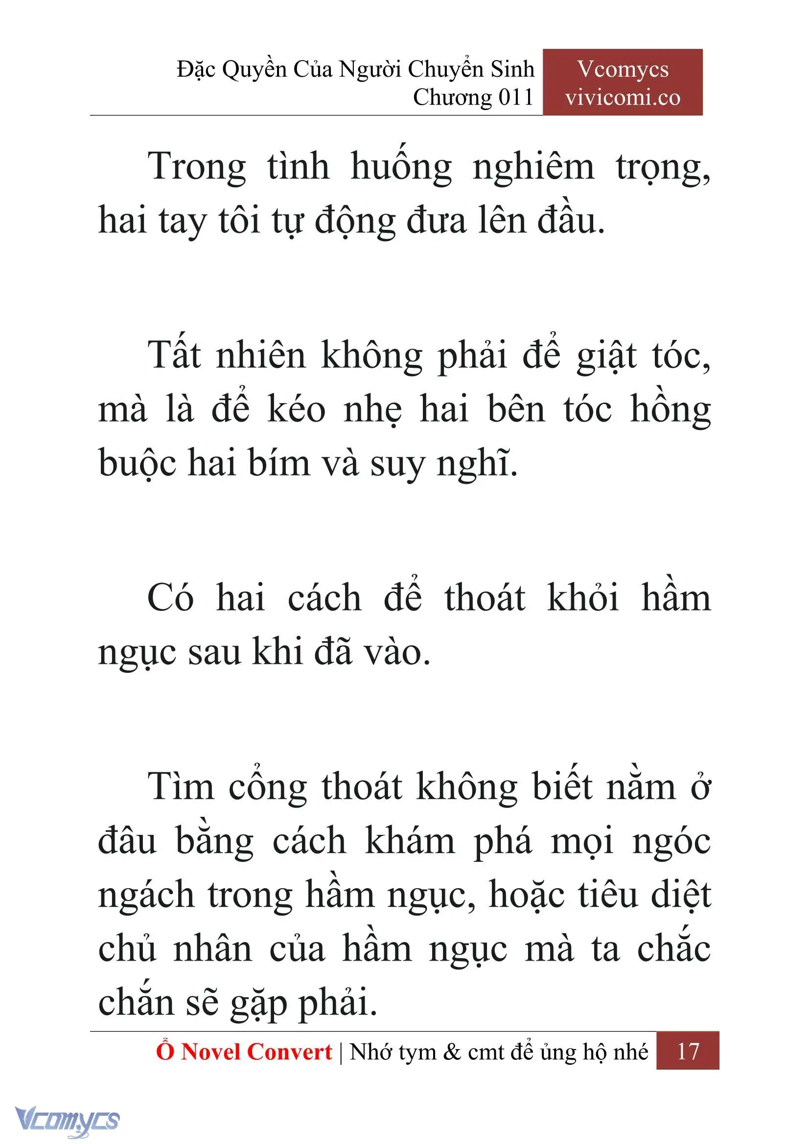 [Novel] Đặc Quyền Của Người Chuyển Sinh Chapter 11 - Trang 20