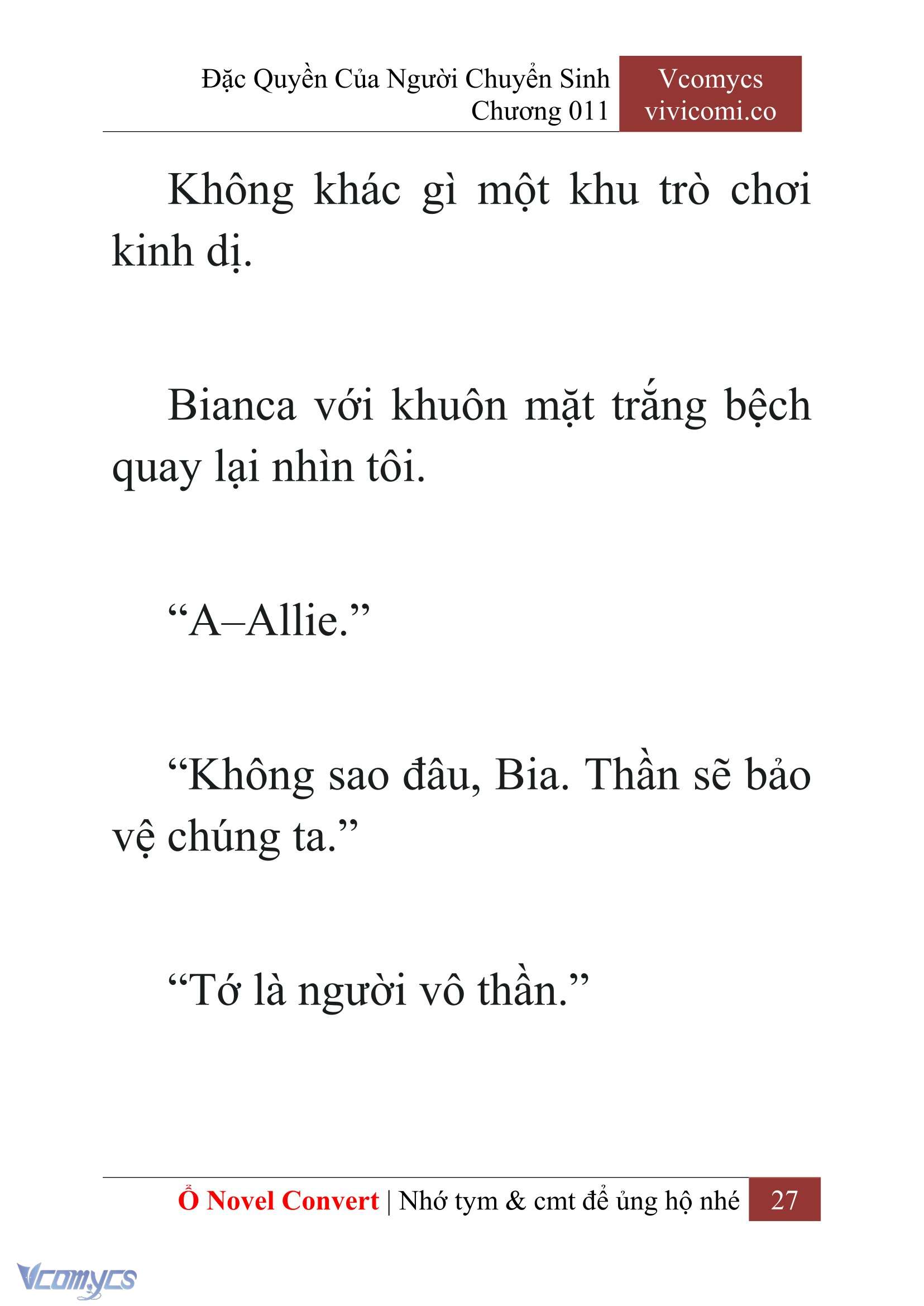 [Novel] Đặc Quyền Của Người Chuyển Sinh Chapter 11 - Trang 29