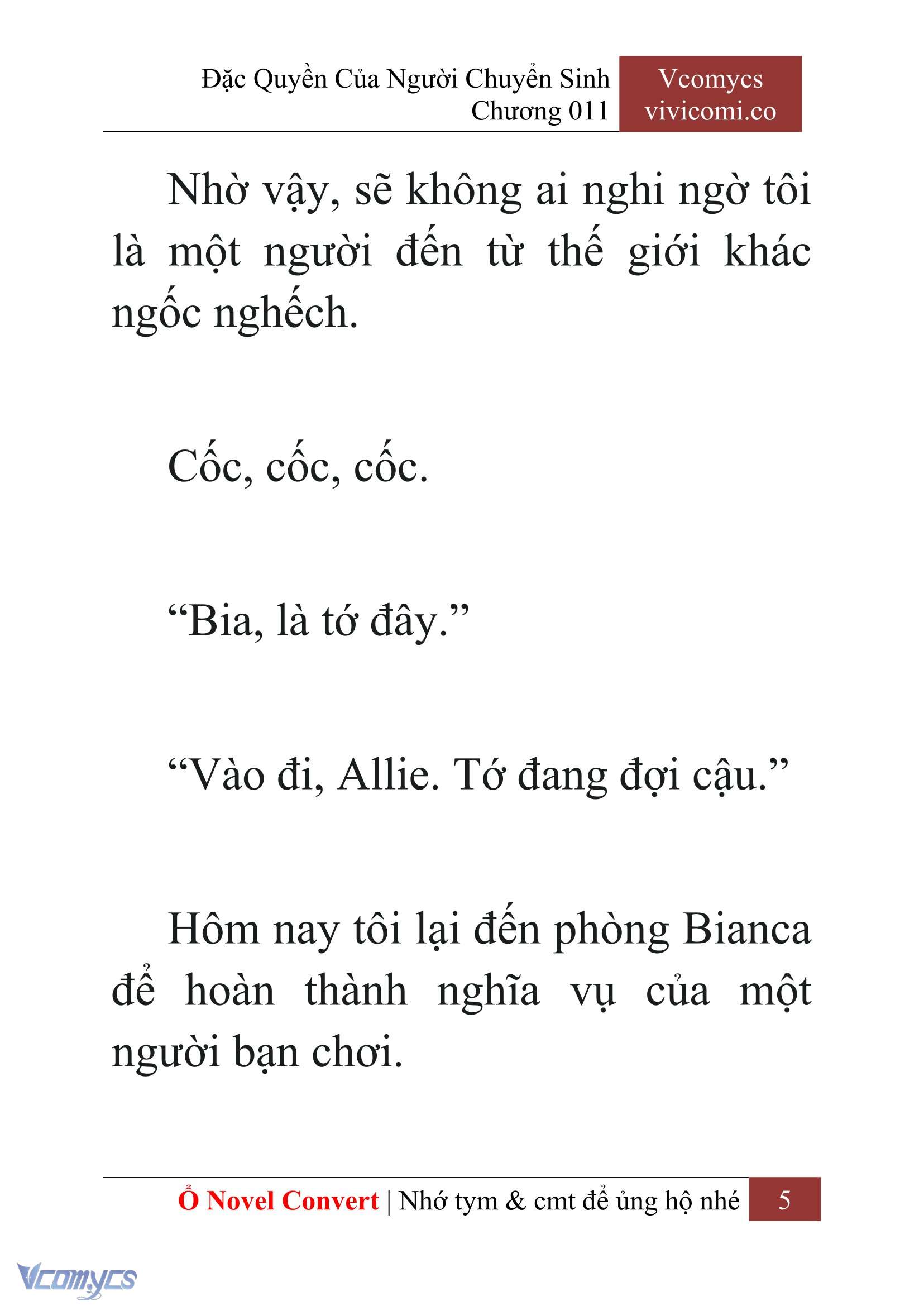 [Novel] Đặc Quyền Của Người Chuyển Sinh Chapter 11 - Trang 8