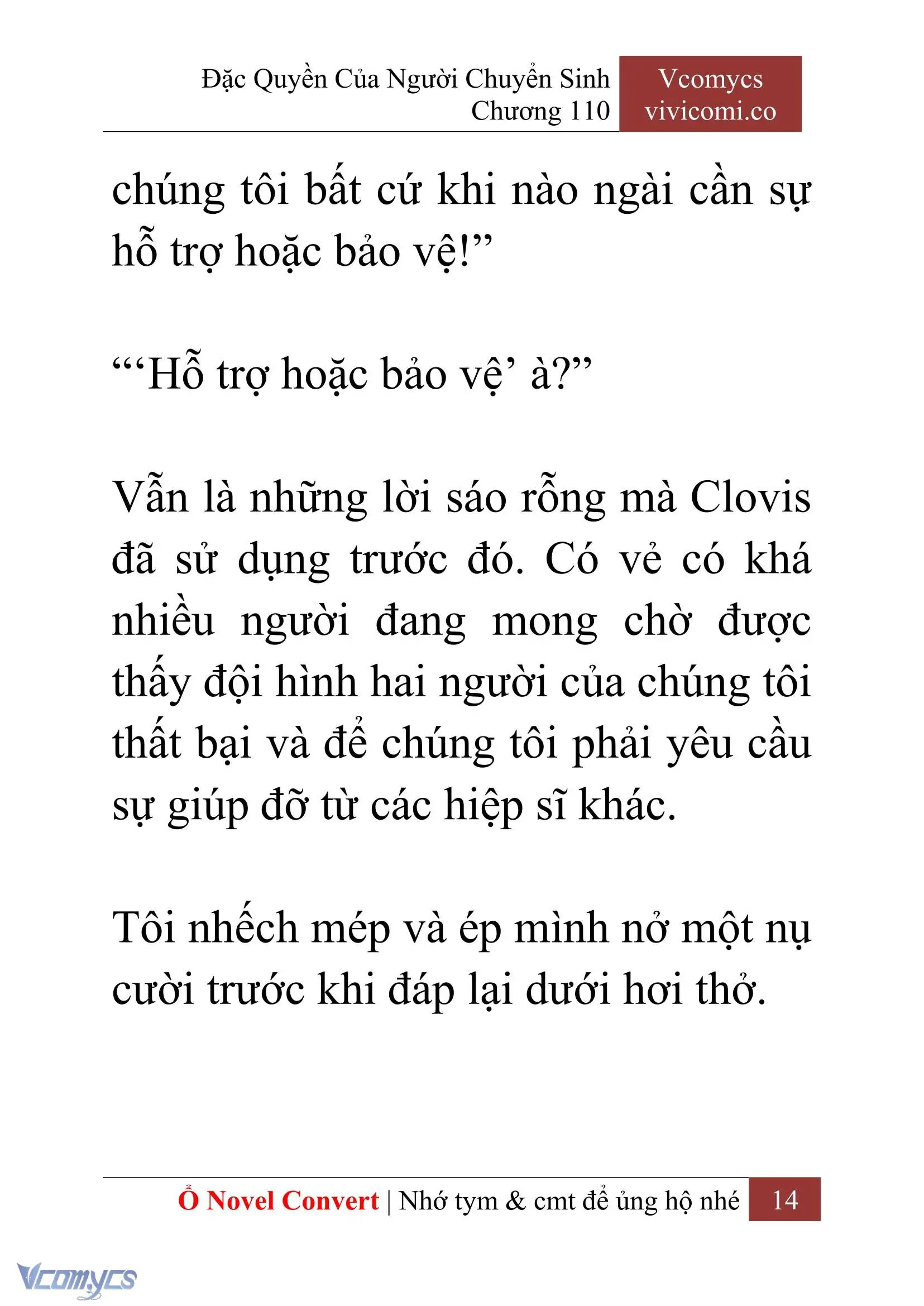 [Novel] Đặc Quyền Của Người Chuyển Sinh Chapter 110 - Trang 17