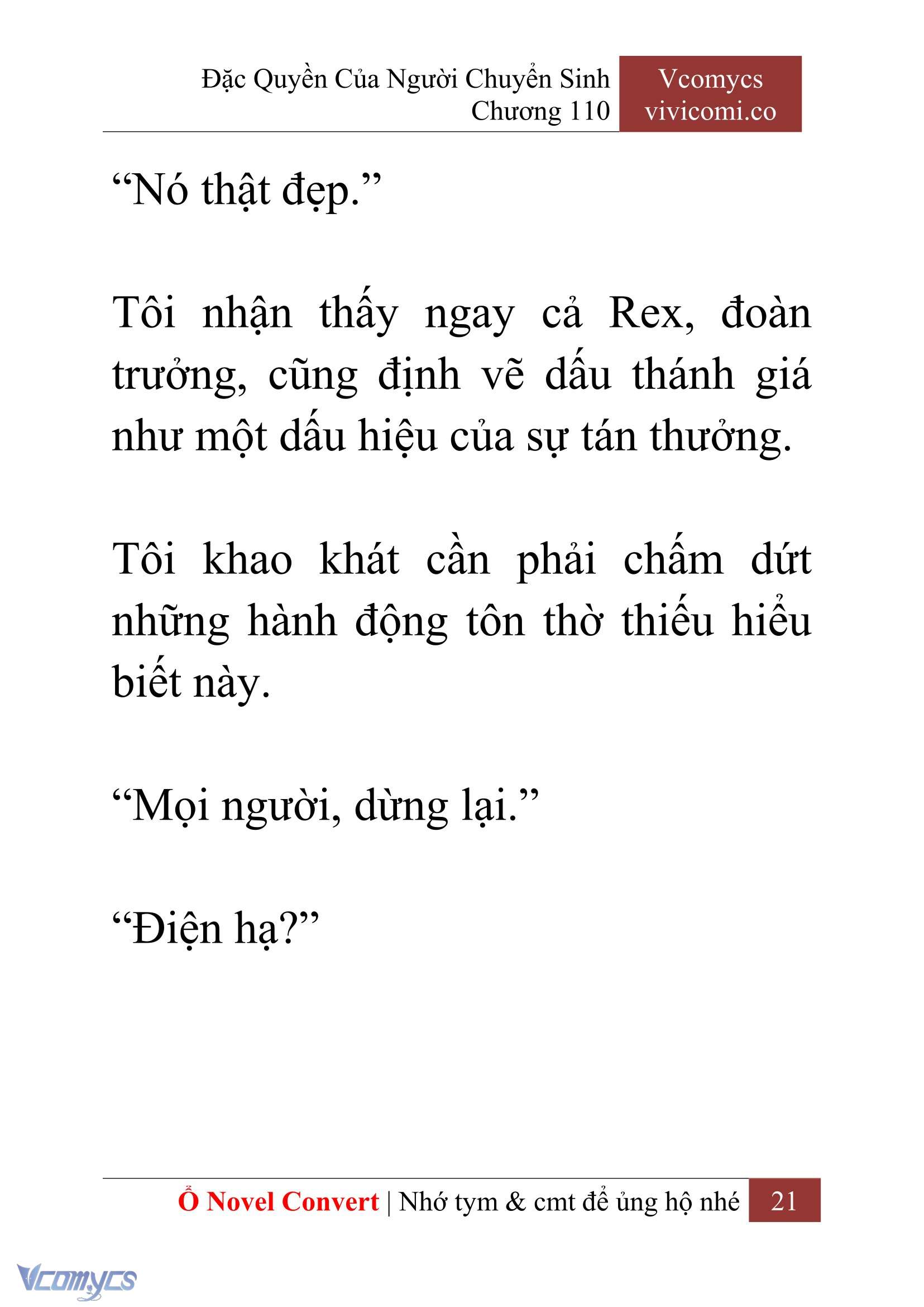 [Novel] Đặc Quyền Của Người Chuyển Sinh Chapter 110 - Trang 24