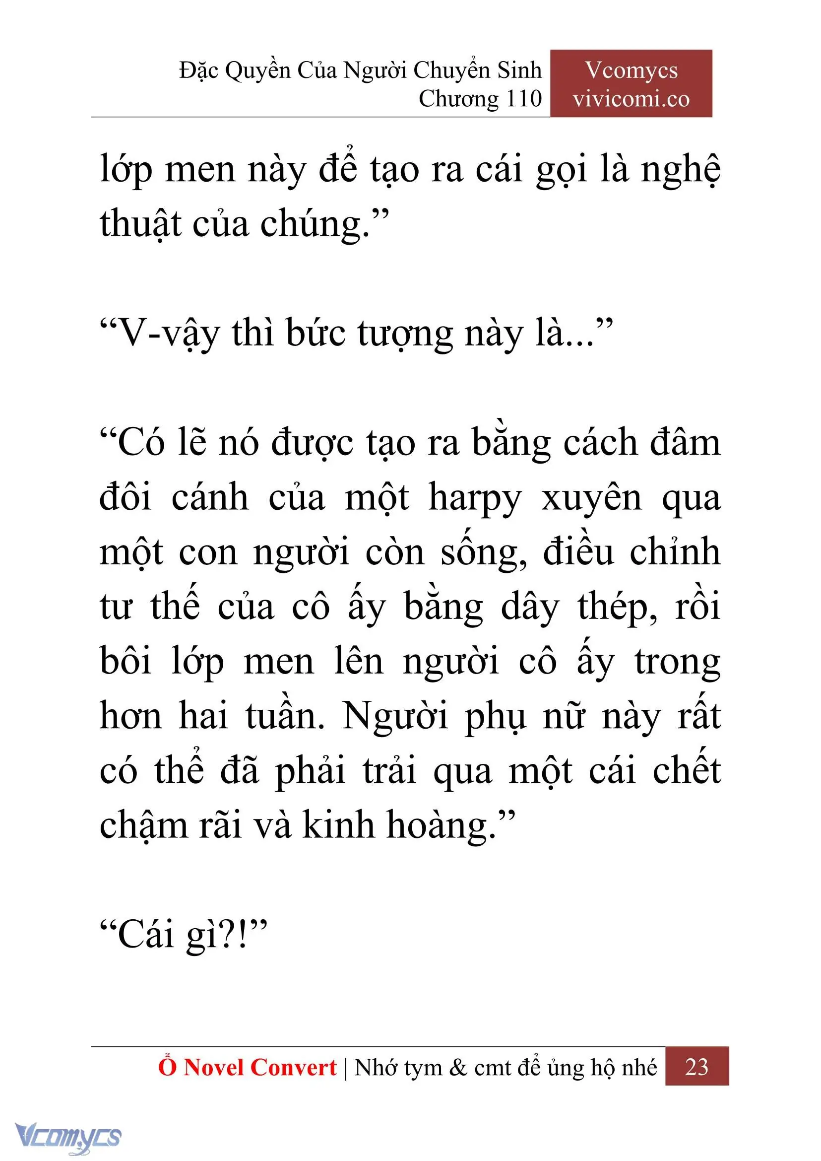 [Novel] Đặc Quyền Của Người Chuyển Sinh Chapter 110 - Trang 26