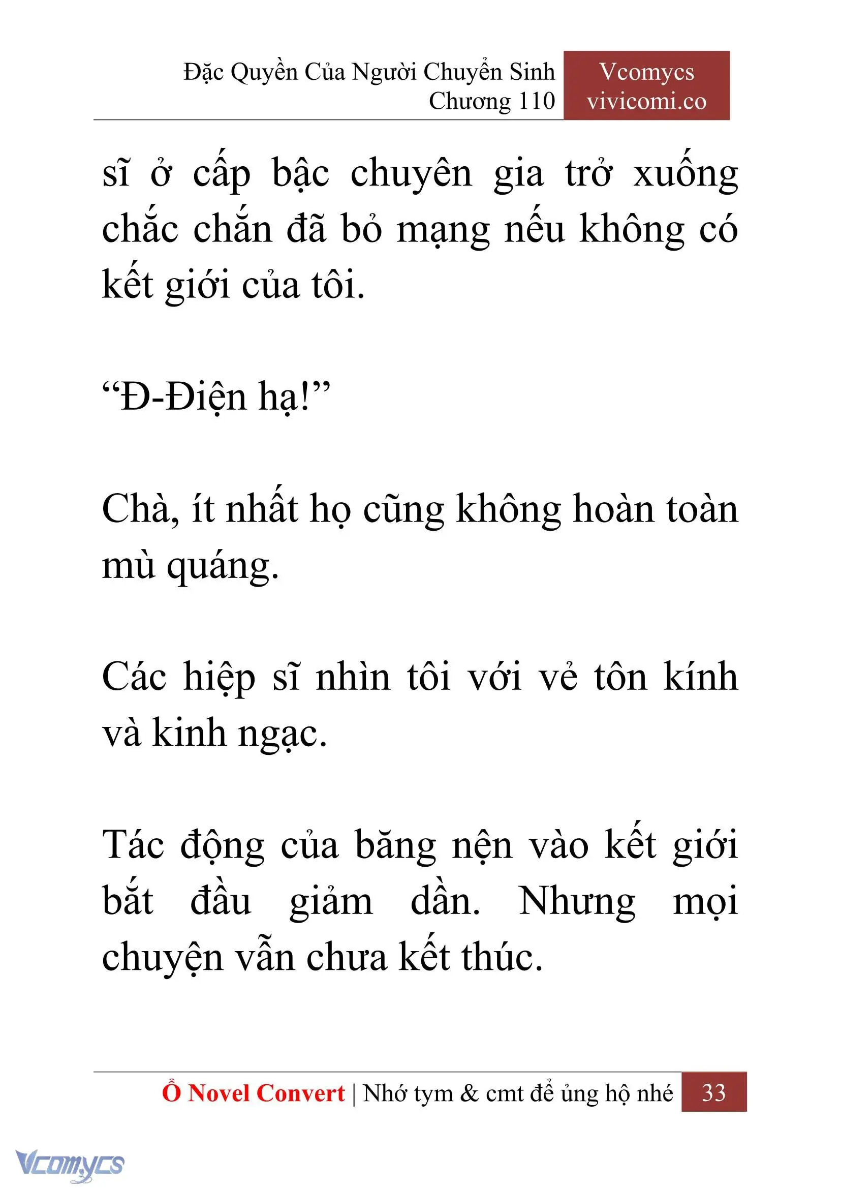 [Novel] Đặc Quyền Của Người Chuyển Sinh Chapter 110 - Trang 36