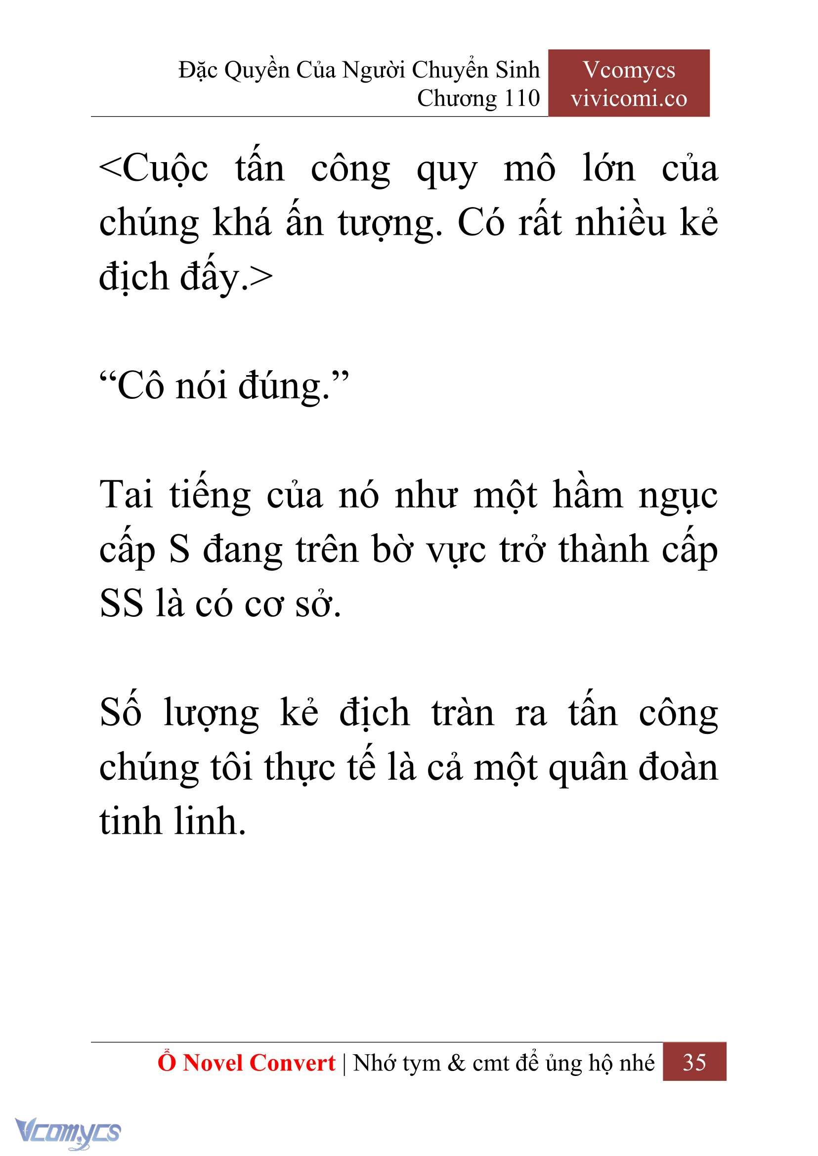 [Novel] Đặc Quyền Của Người Chuyển Sinh Chapter 110 - Trang 38