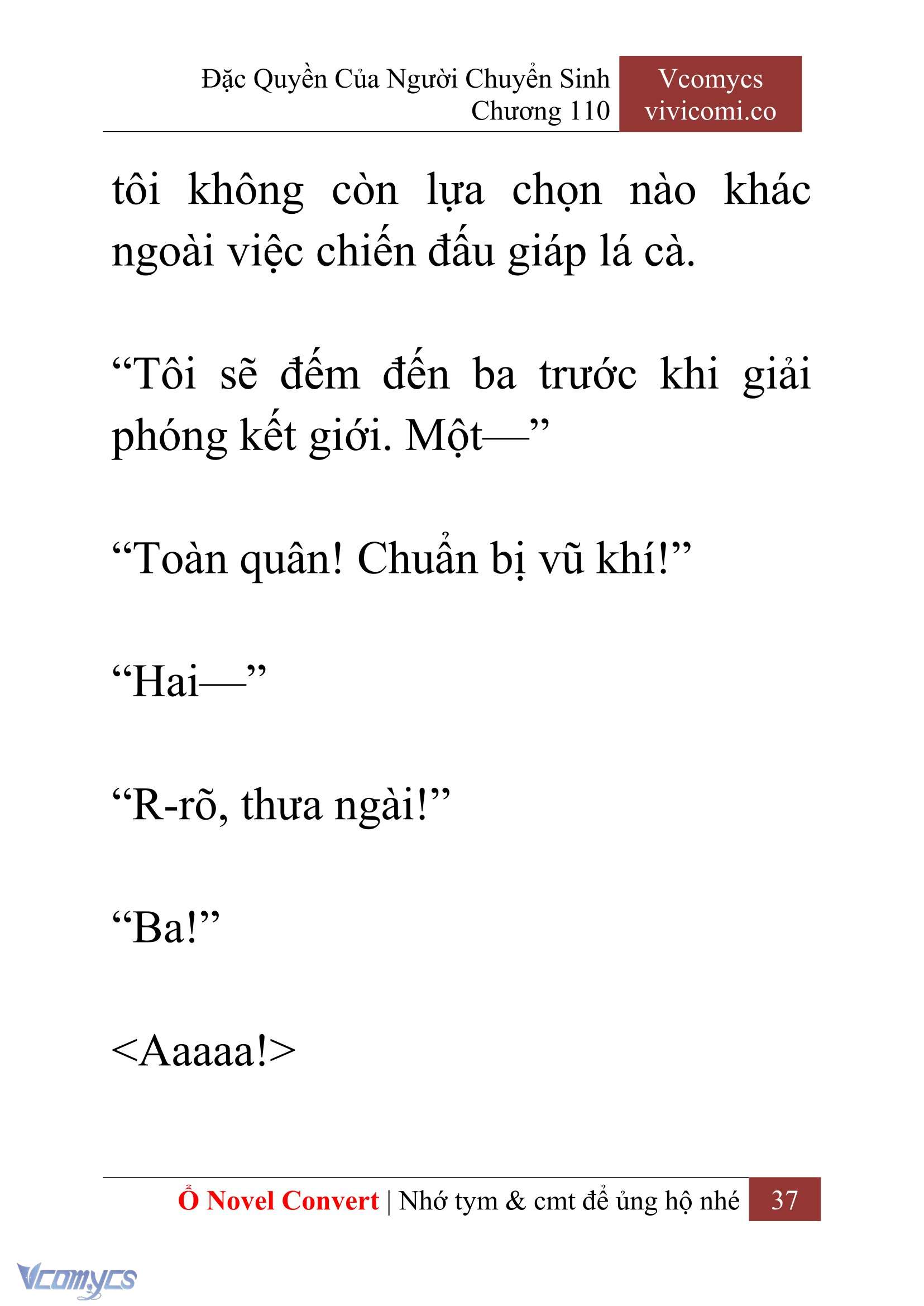 [Novel] Đặc Quyền Của Người Chuyển Sinh Chapter 110 - Trang 40