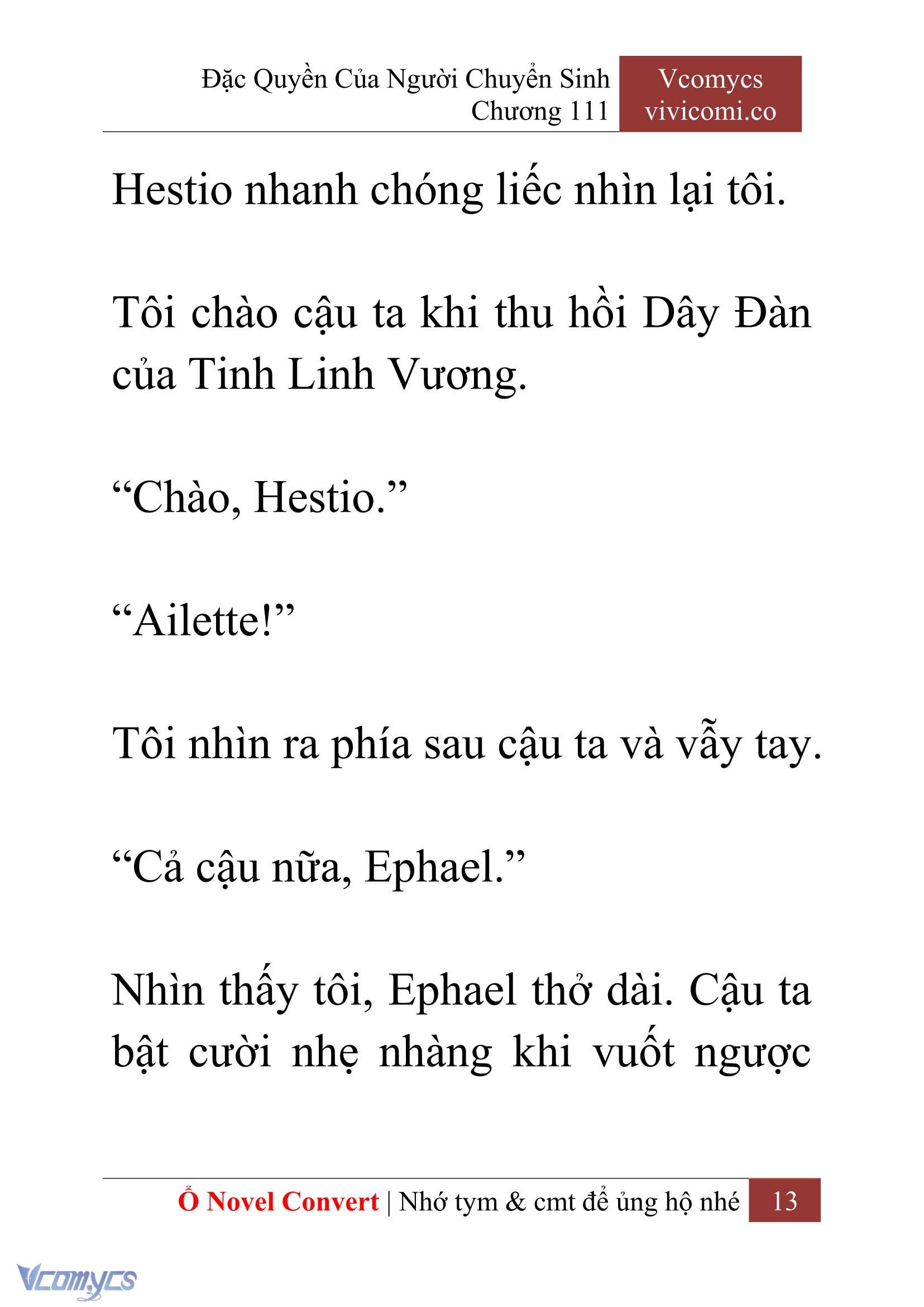 [Novel] Đặc Quyền Của Người Chuyển Sinh Chapter 111 - Trang 16