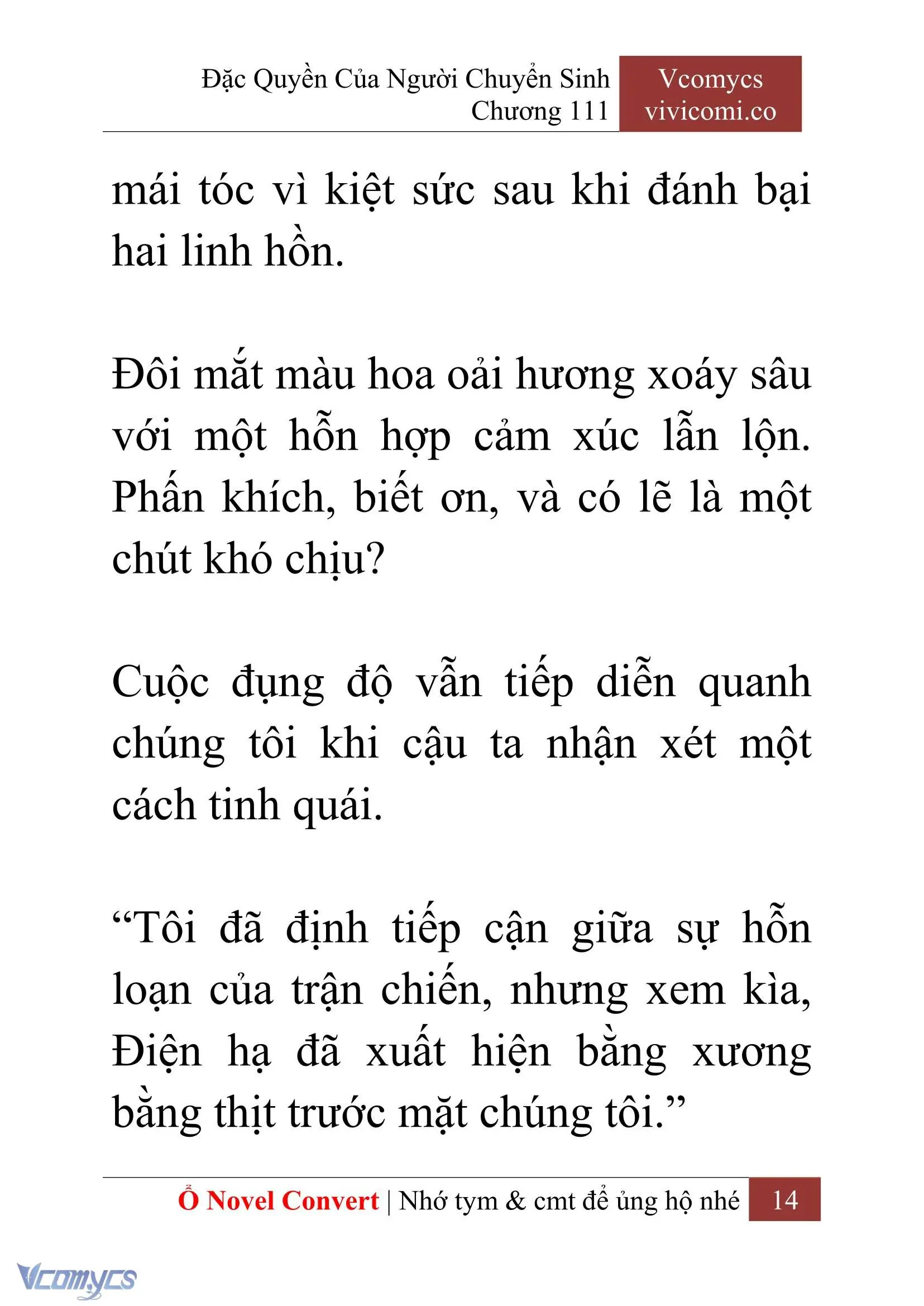 [Novel] Đặc Quyền Của Người Chuyển Sinh Chapter 111 - Trang 17