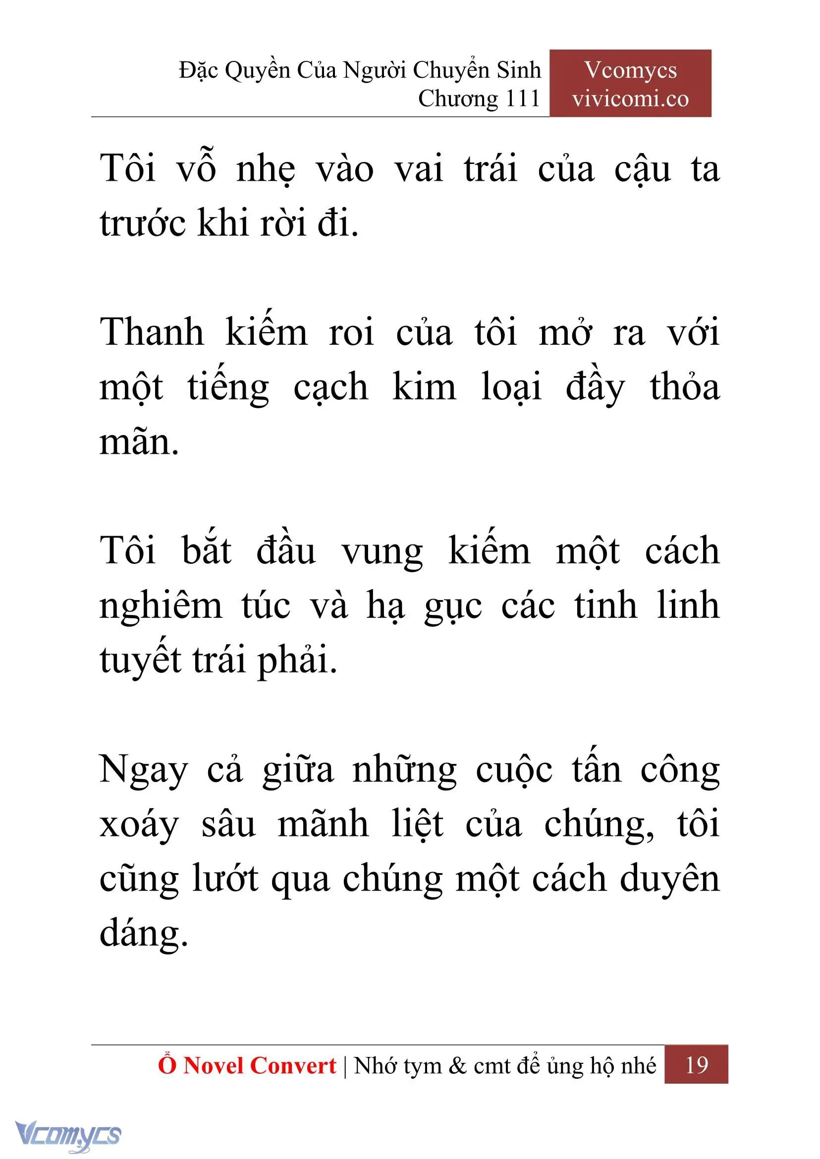 [Novel] Đặc Quyền Của Người Chuyển Sinh Chapter 111 - Trang 22