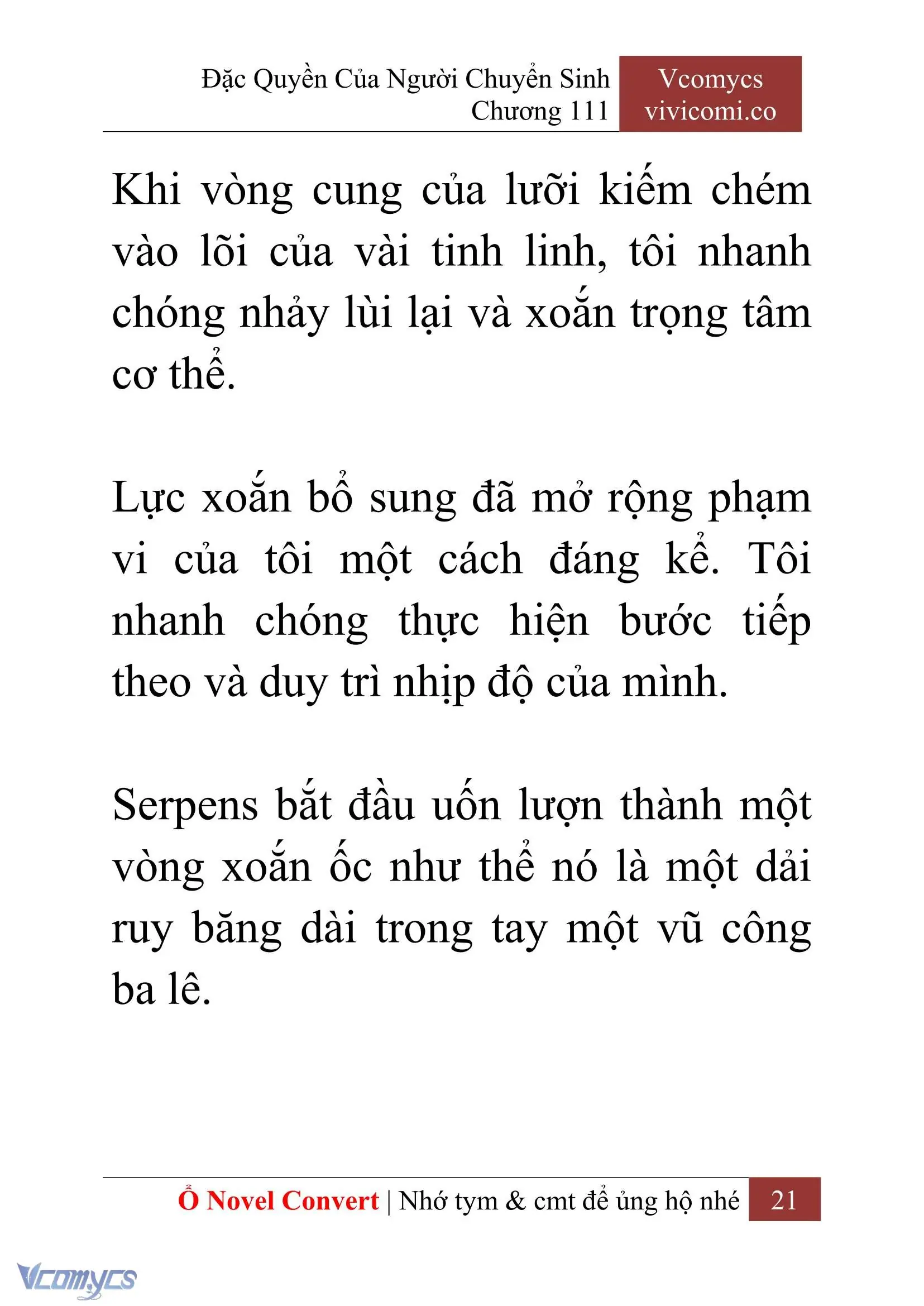 [Novel] Đặc Quyền Của Người Chuyển Sinh Chapter 111 - Trang 24