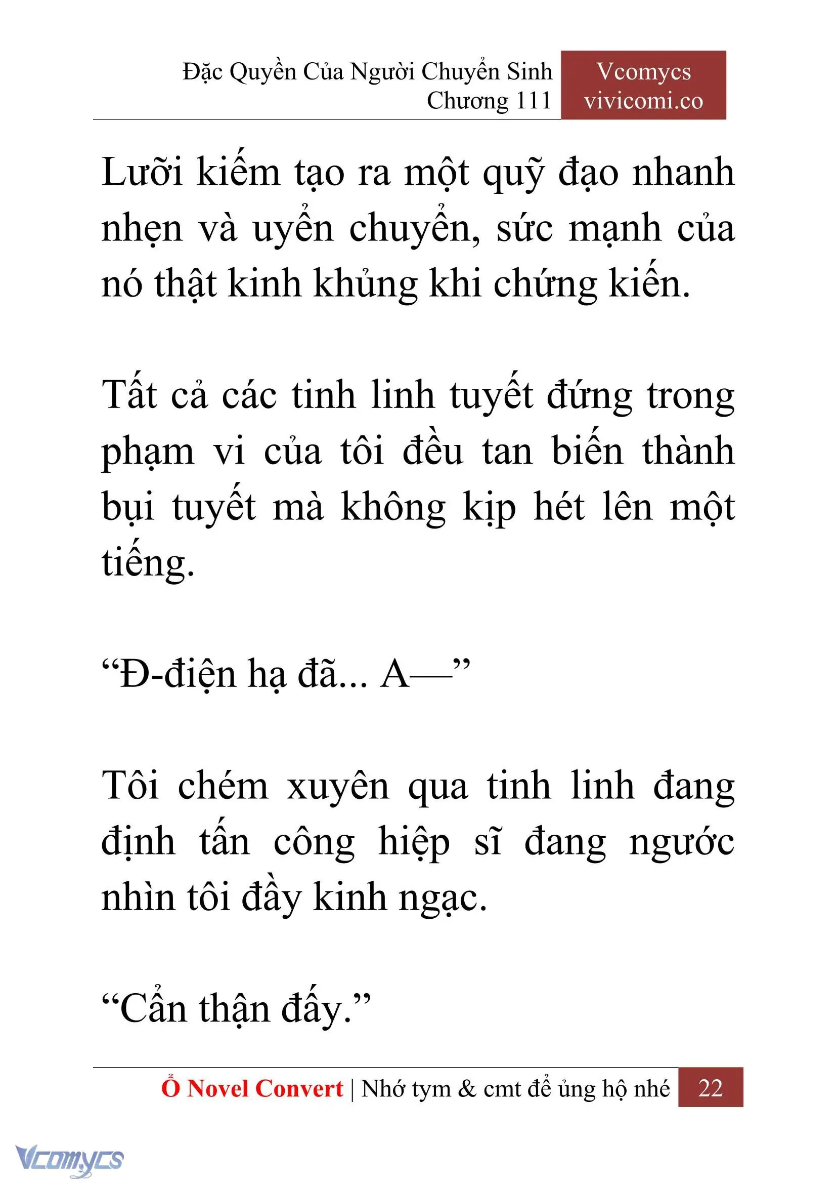 [Novel] Đặc Quyền Của Người Chuyển Sinh Chapter 111 - Trang 25