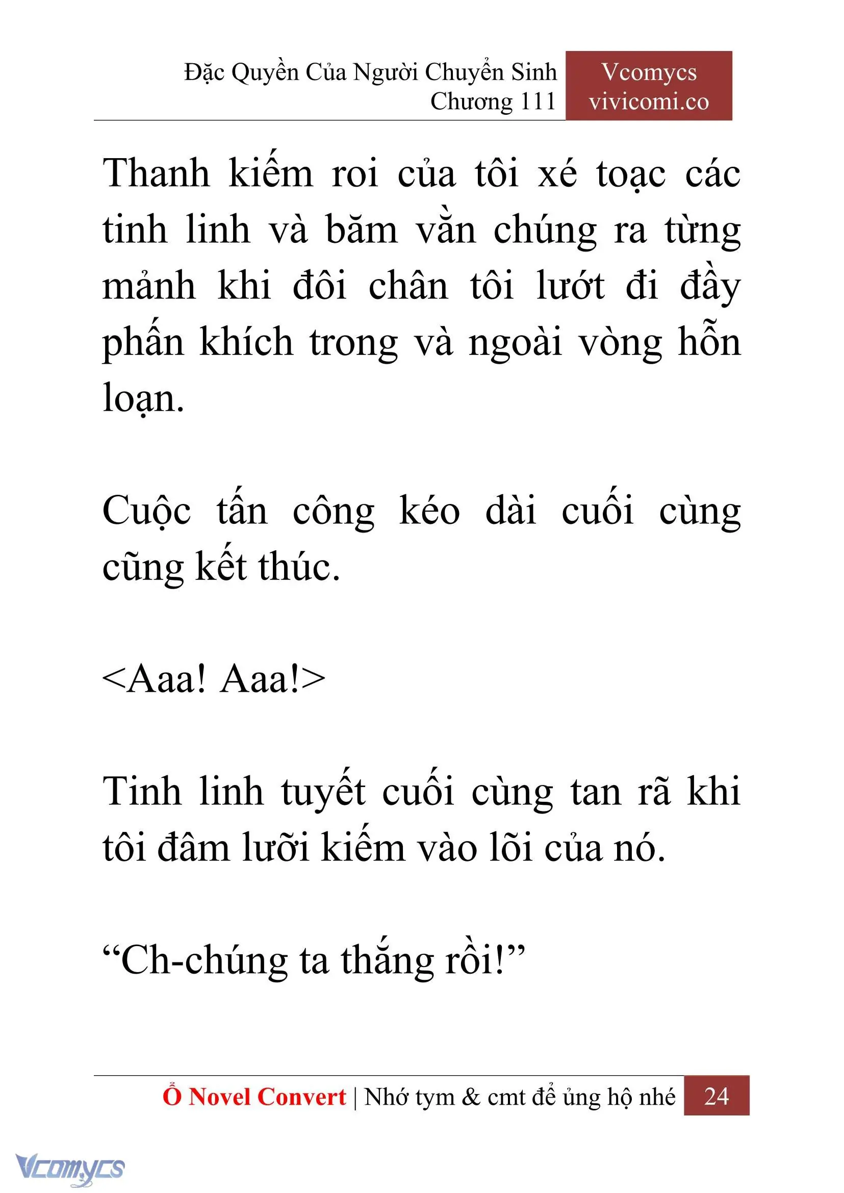 [Novel] Đặc Quyền Của Người Chuyển Sinh Chapter 111 - Trang 27