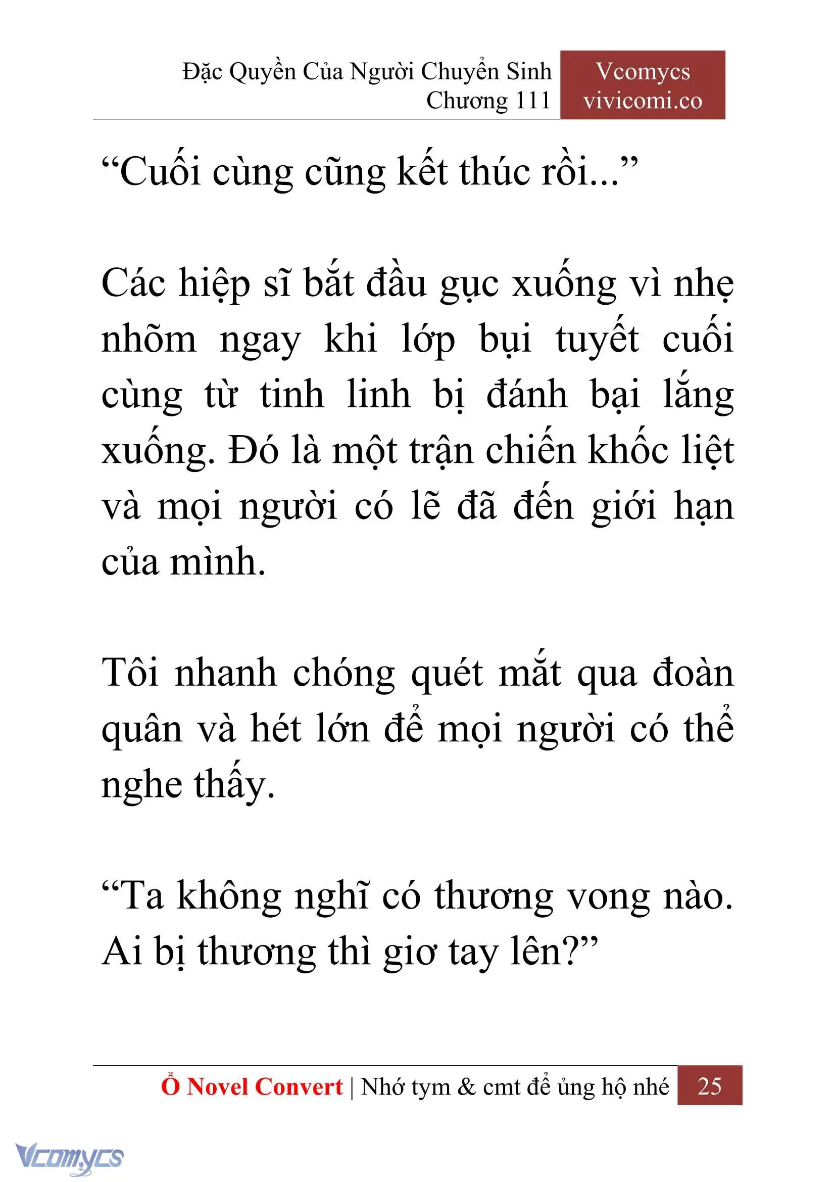 [Novel] Đặc Quyền Của Người Chuyển Sinh Chapter 111 - Trang 28