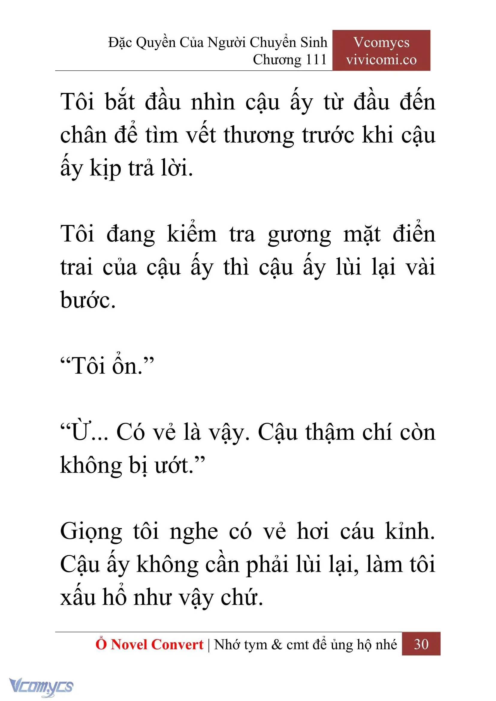 [Novel] Đặc Quyền Của Người Chuyển Sinh Chapter 111 - Trang 33