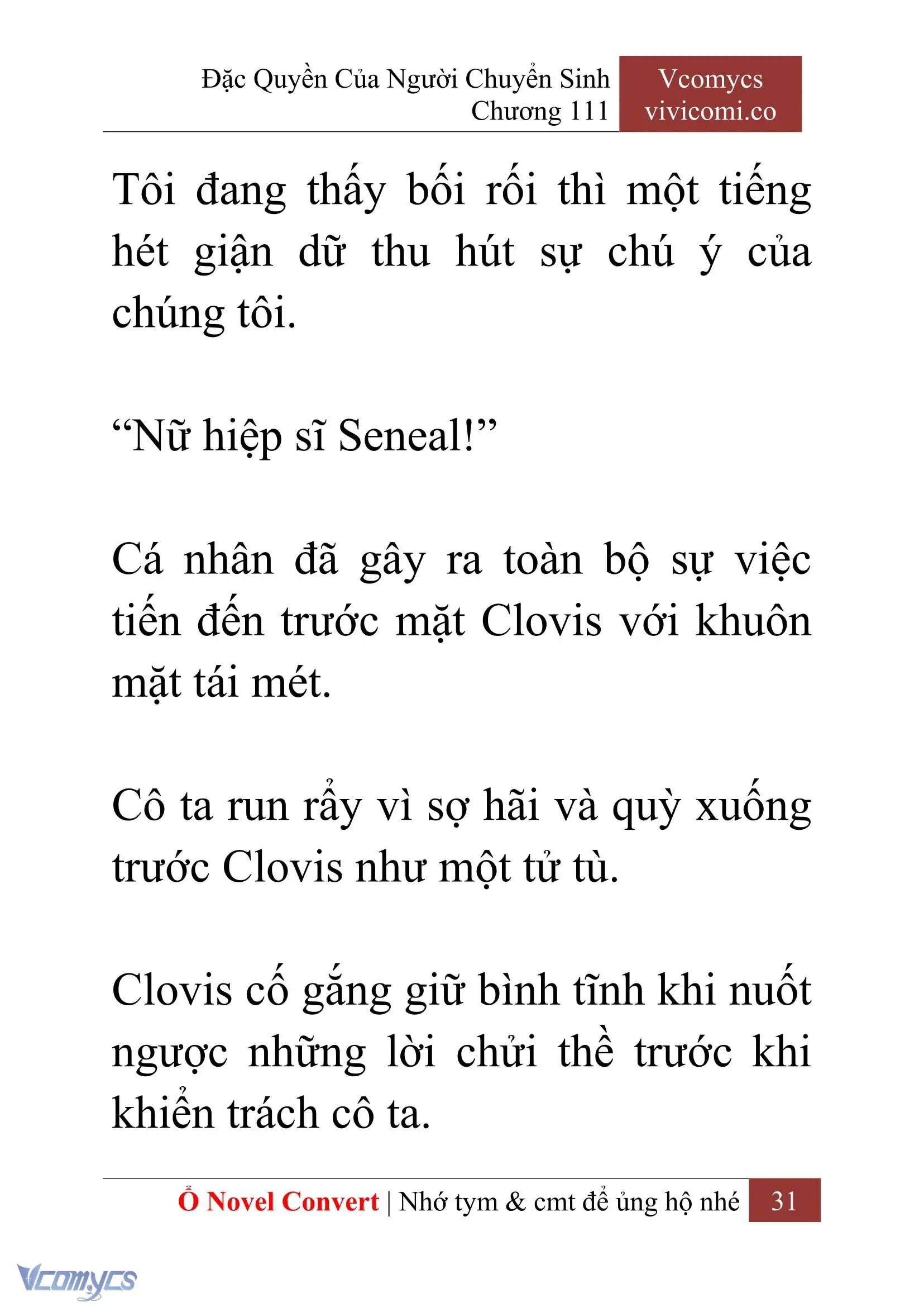 [Novel] Đặc Quyền Của Người Chuyển Sinh Chapter 111 - Trang 34