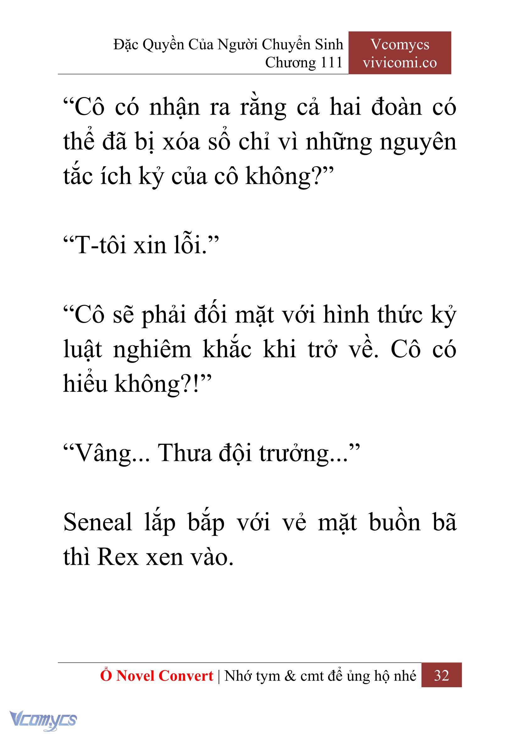 [Novel] Đặc Quyền Của Người Chuyển Sinh Chapter 111 - Trang 35