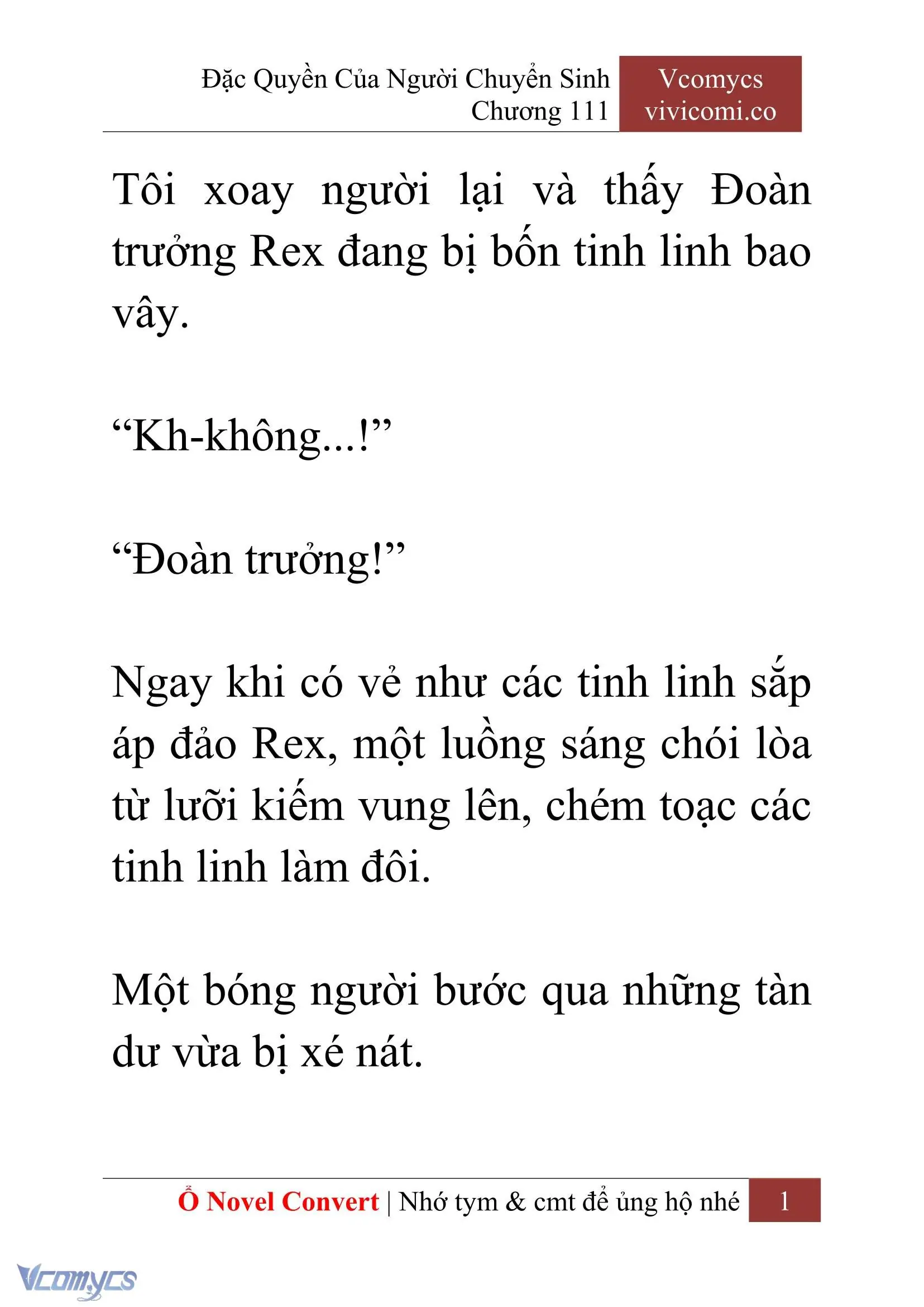 [Novel] Đặc Quyền Của Người Chuyển Sinh Chapter 111 - Trang 4