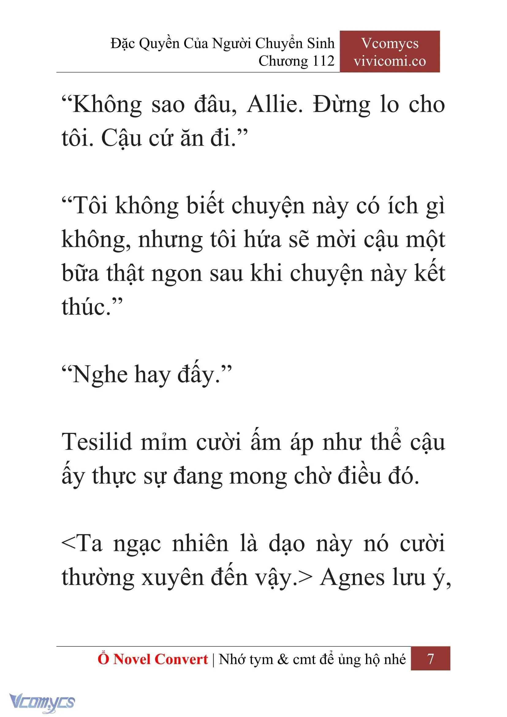 [Novel] Đặc Quyền Của Người Chuyển Sinh Chapter 112 - Trang 10
