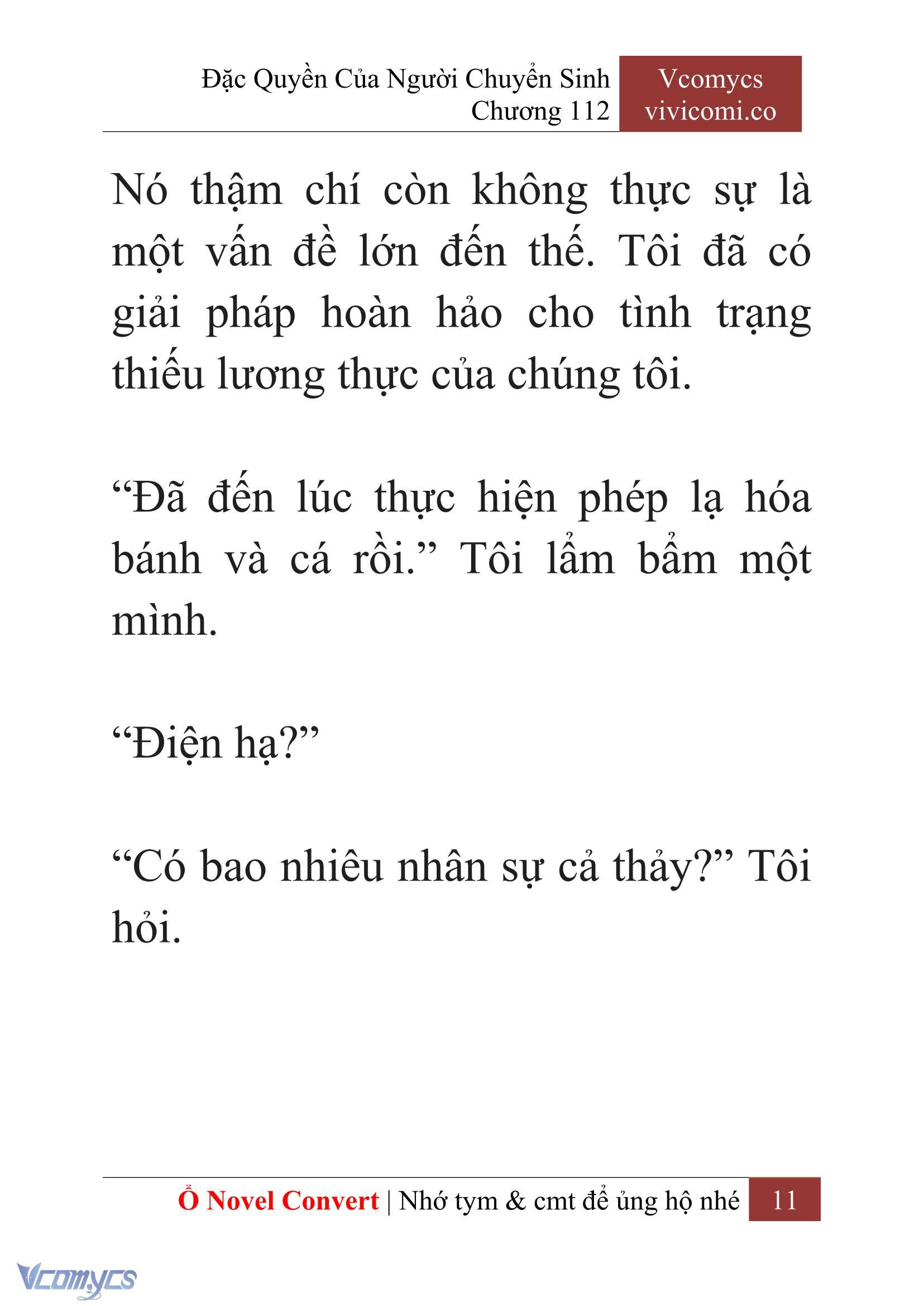 [Novel] Đặc Quyền Của Người Chuyển Sinh Chapter 112 - Trang 14