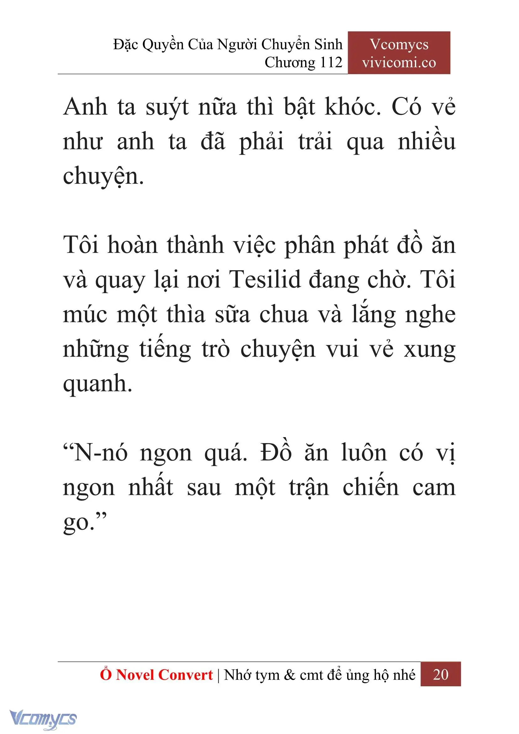 [Novel] Đặc Quyền Của Người Chuyển Sinh Chapter 112 - Trang 23