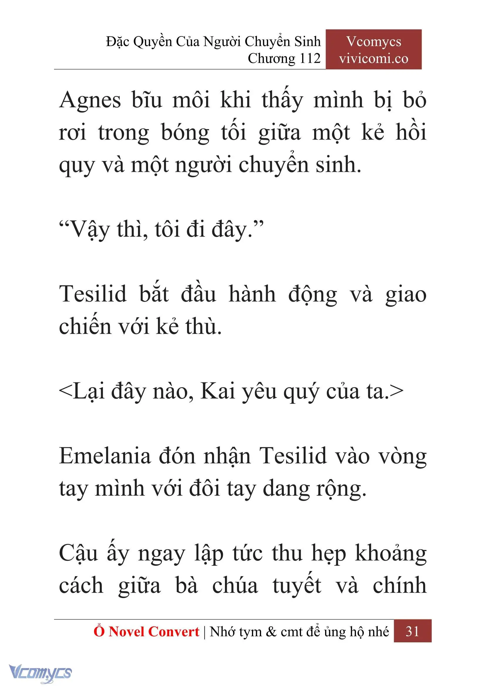 [Novel] Đặc Quyền Của Người Chuyển Sinh Chapter 112 - Trang 34