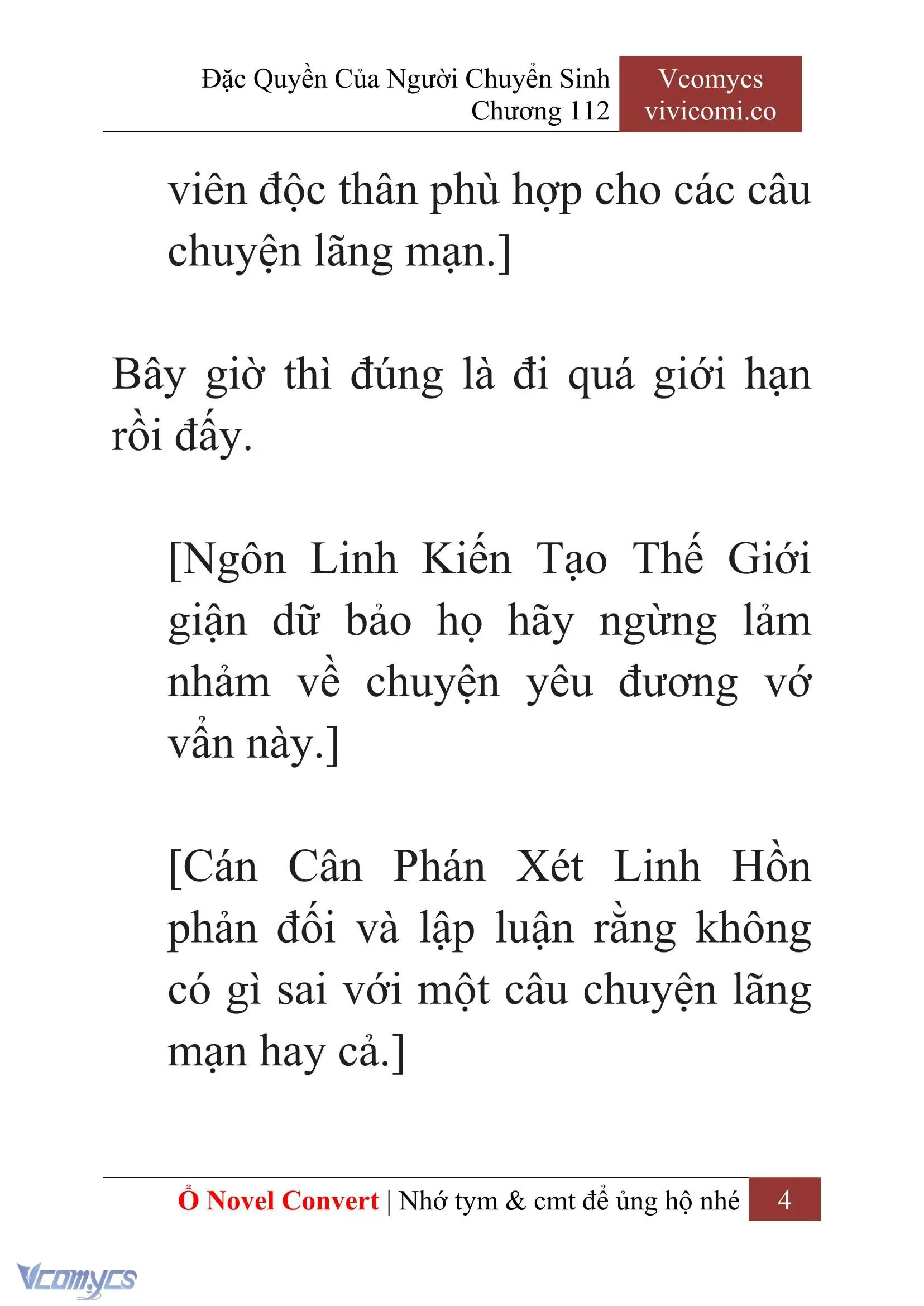 [Novel] Đặc Quyền Của Người Chuyển Sinh Chapter 112 - Trang 7