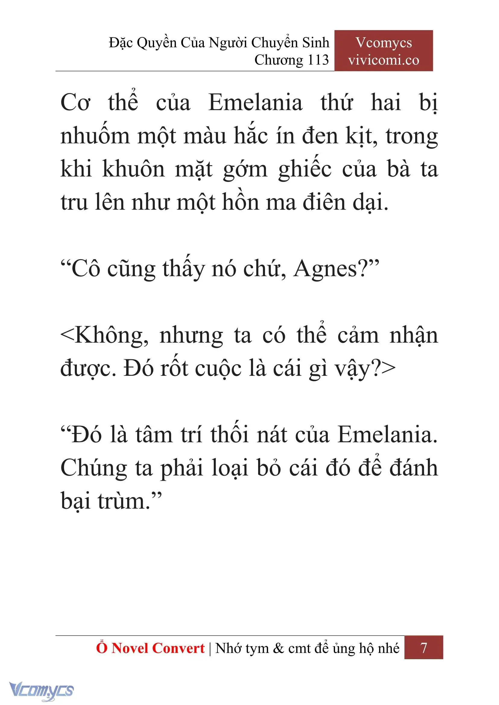 [Novel] Đặc Quyền Của Người Chuyển Sinh Chapter 113 - Trang 10