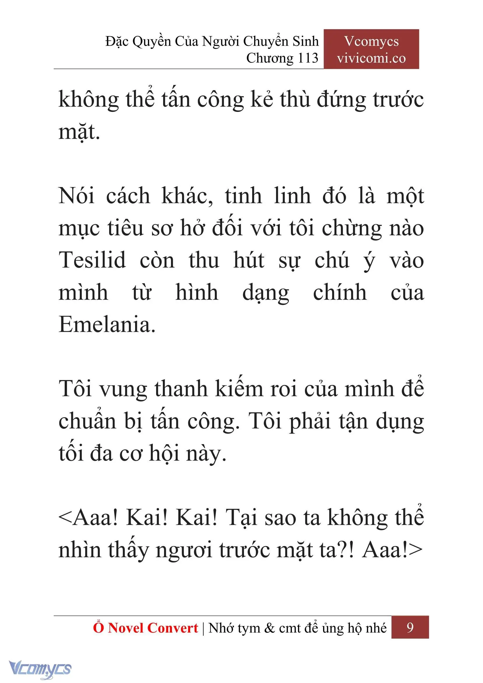 [Novel] Đặc Quyền Của Người Chuyển Sinh Chapter 113 - Trang 12