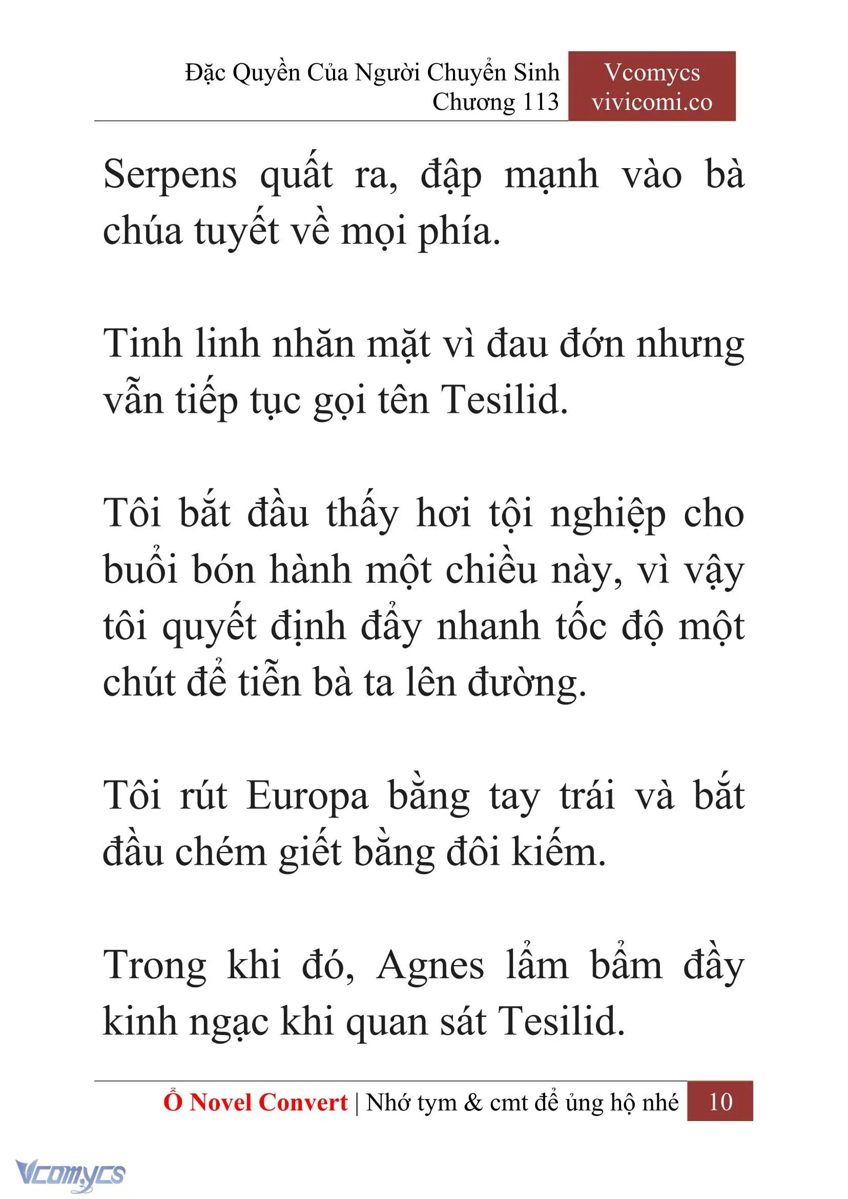 [Novel] Đặc Quyền Của Người Chuyển Sinh Chapter 113 - Trang 13