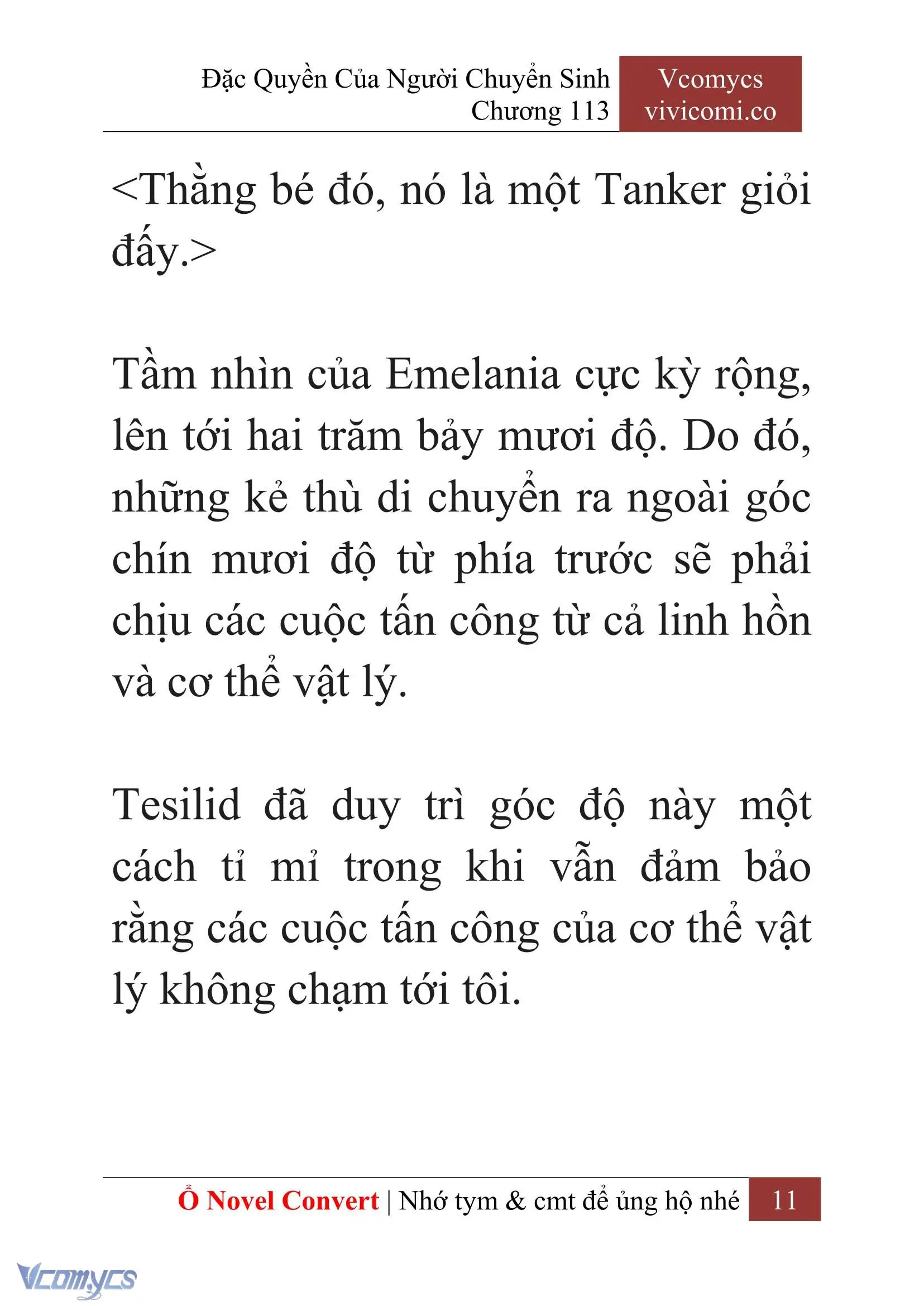 [Novel] Đặc Quyền Của Người Chuyển Sinh Chapter 113 - Trang 14