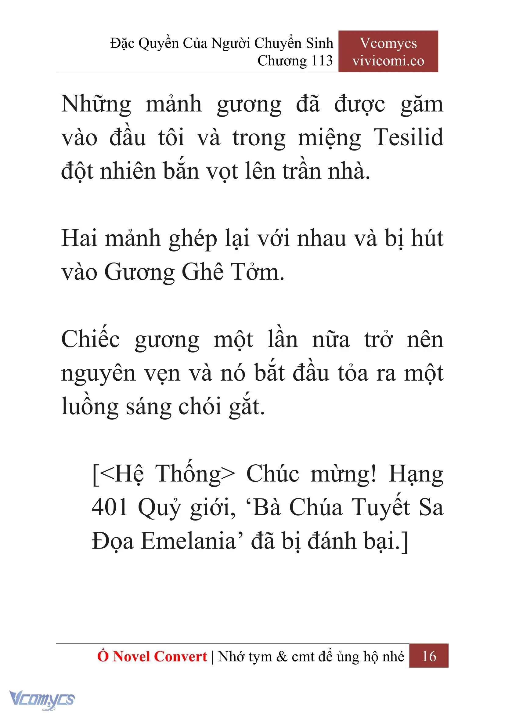 [Novel] Đặc Quyền Của Người Chuyển Sinh Chapter 113 - Trang 19