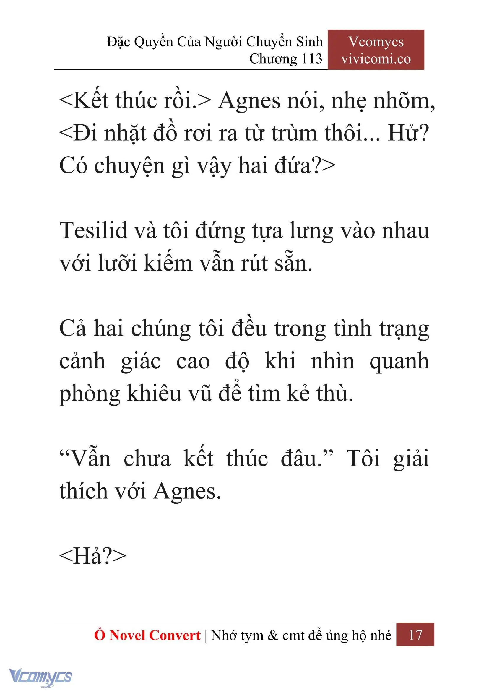 [Novel] Đặc Quyền Của Người Chuyển Sinh Chapter 113 - Trang 20