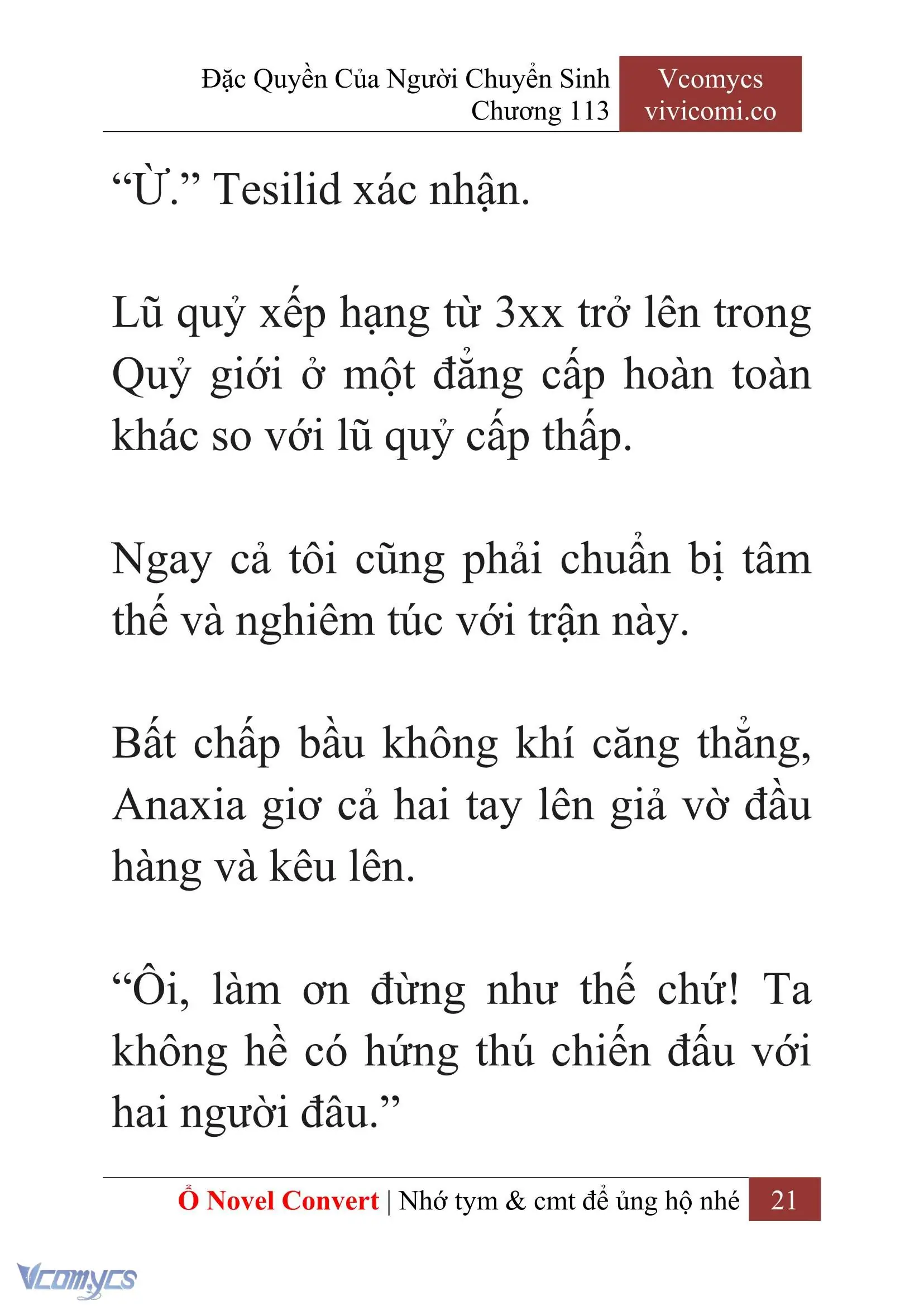 [Novel] Đặc Quyền Của Người Chuyển Sinh Chapter 113 - Trang 24